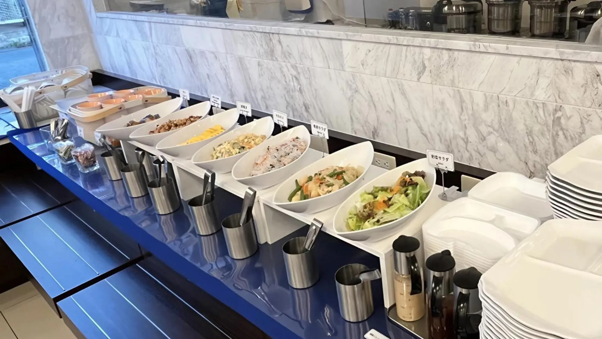 Breakfast in Toyoko Inn Kitakami eki Shinkansen guchi