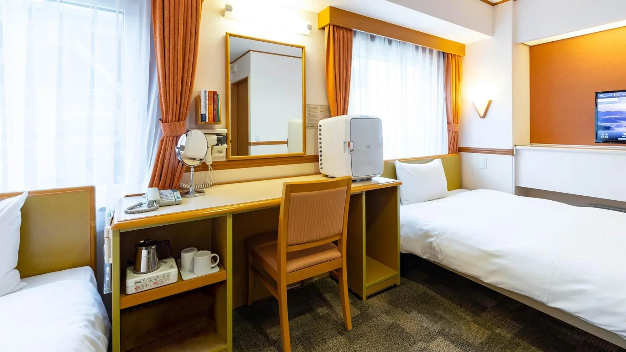 Bedroom, Bed in Toyoko Inn Nagano eki Zenkoji guchi