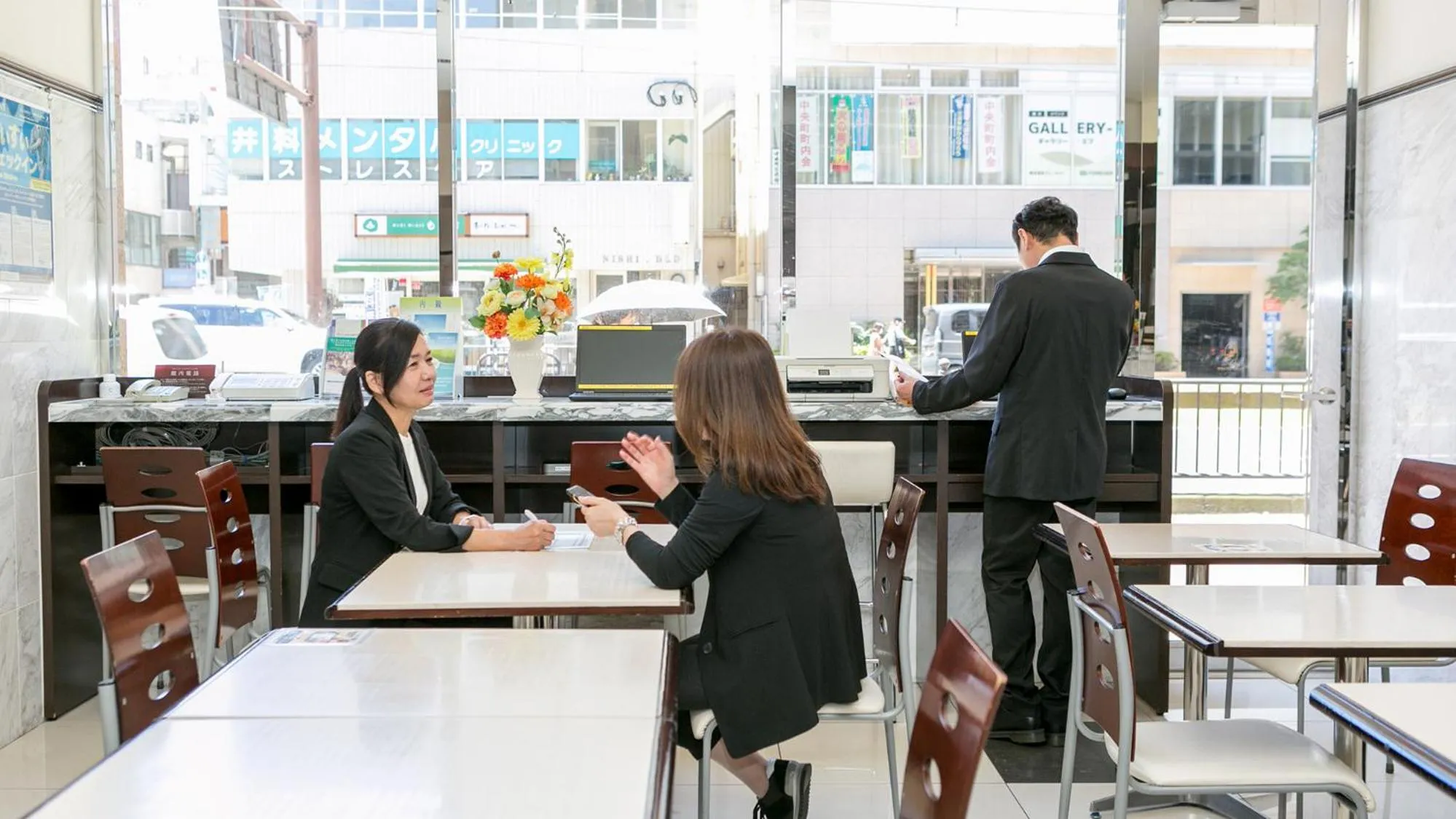 Lobby or reception in Toyoko Inn Kagoshima chuo eki Nishi guchi