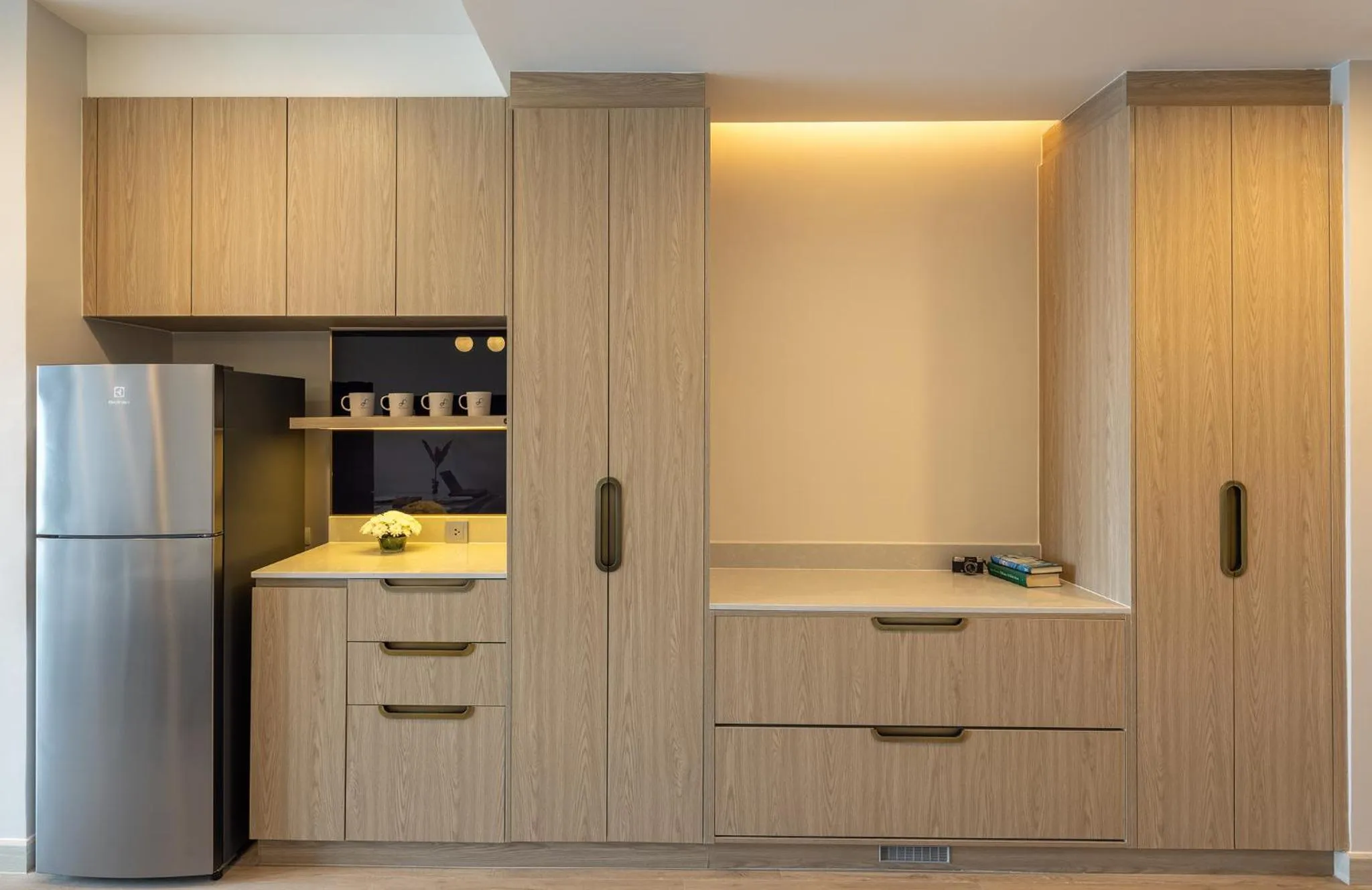 kitchen in S Sriracha Hotel & Residence