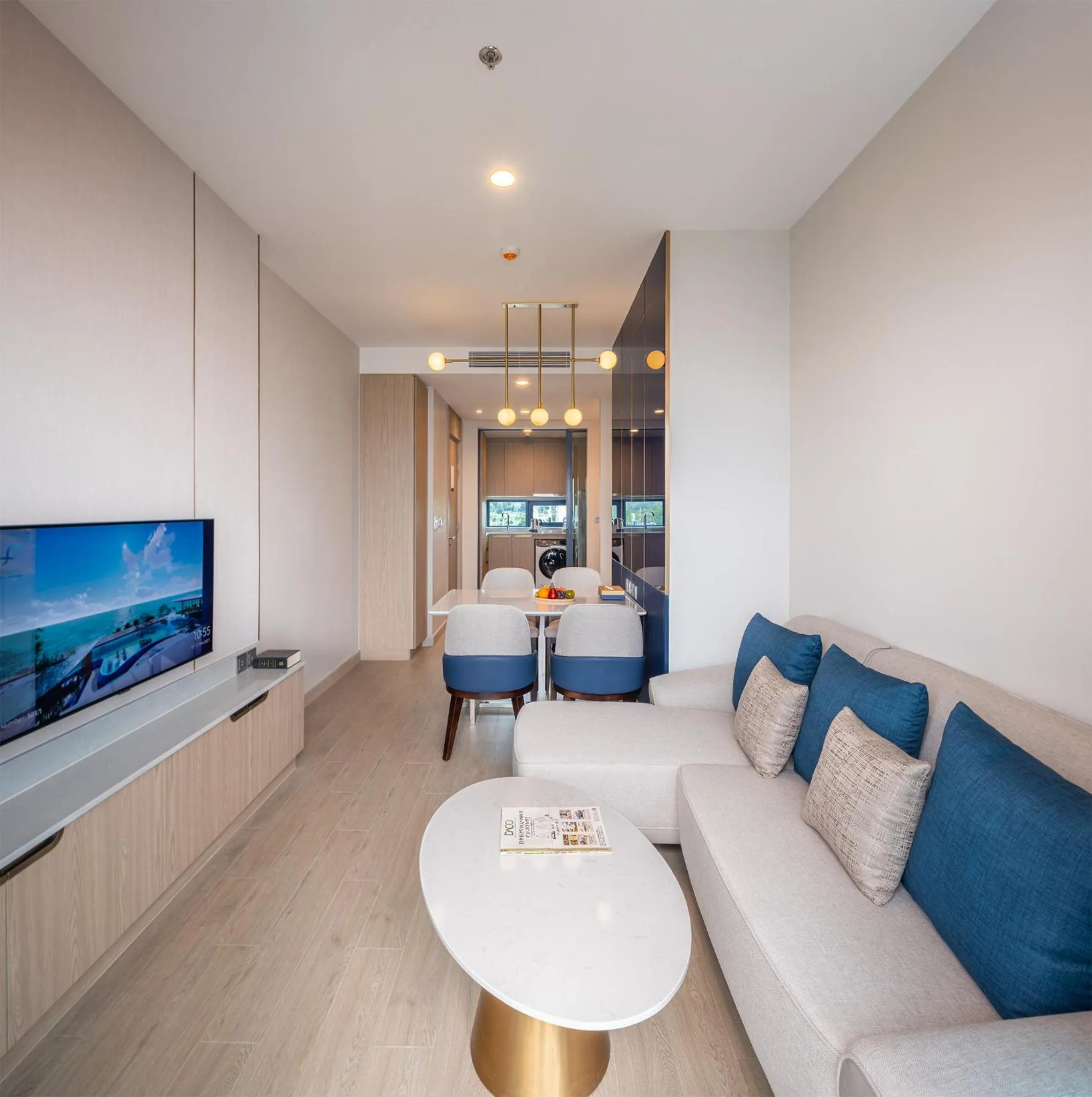 Living room in S Sriracha Hotel & Residence