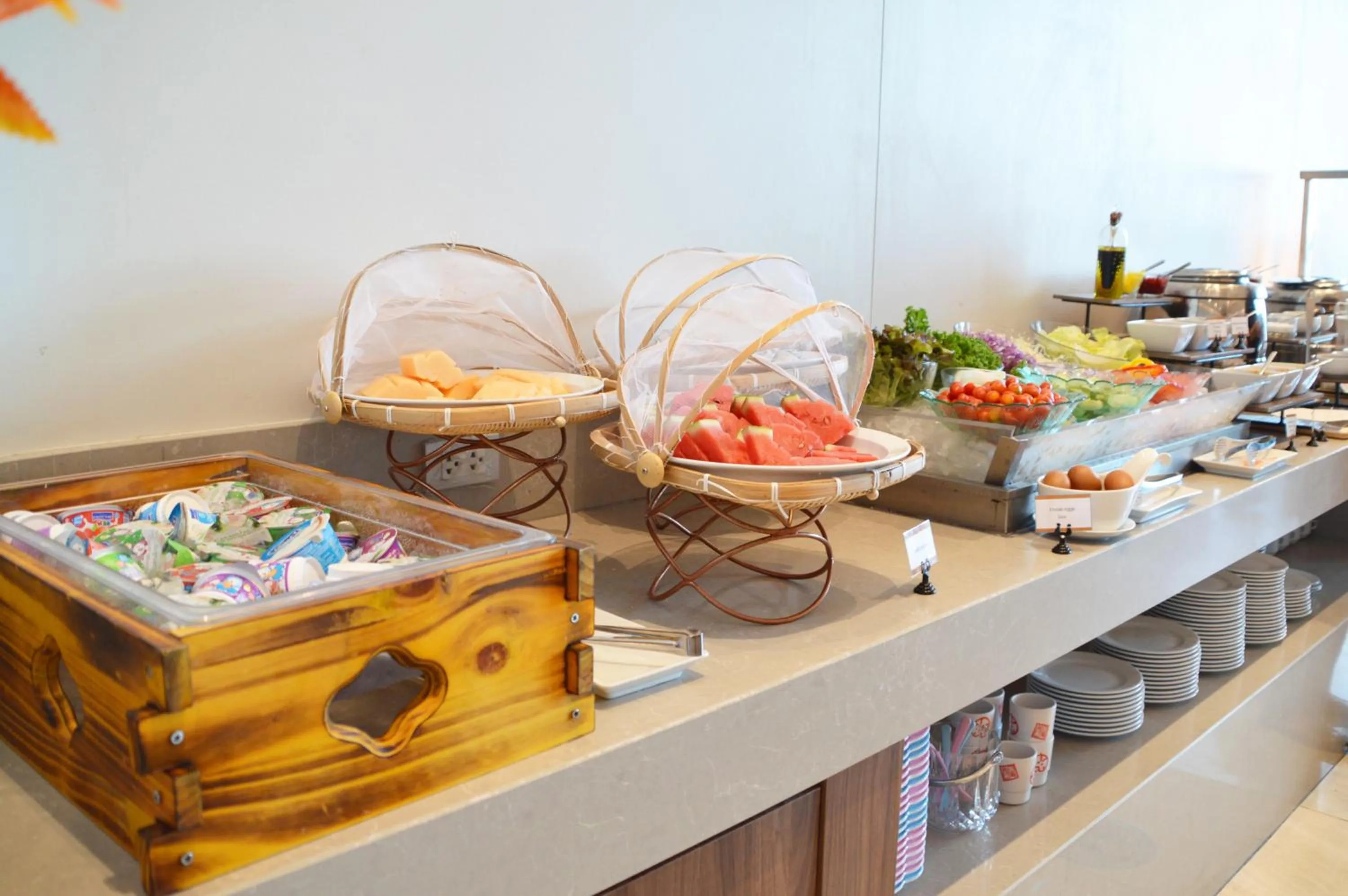 Buffet breakfast in S Sriracha Hotel & Residence