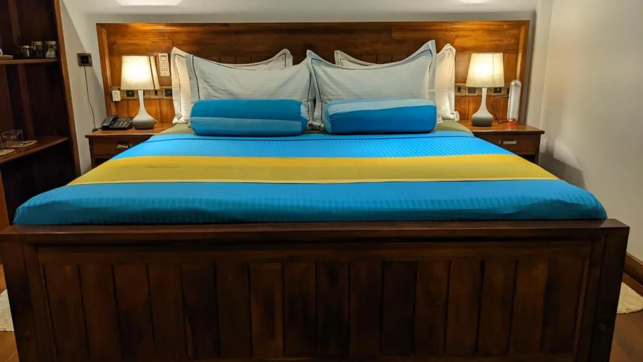 Bed in Lagoon gate Tangalle Resort