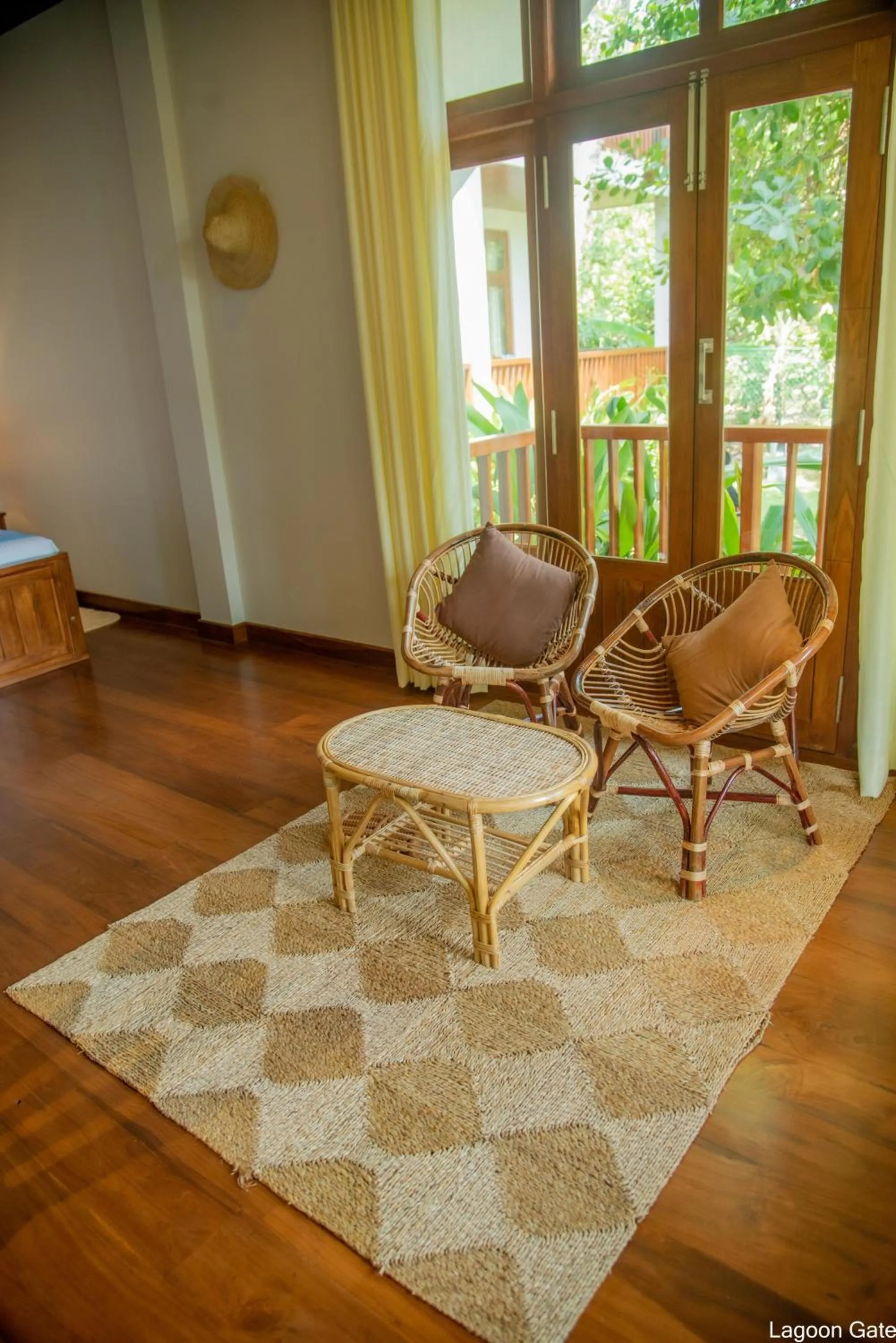 Seating area in Lagoon gate Tangalle Resort