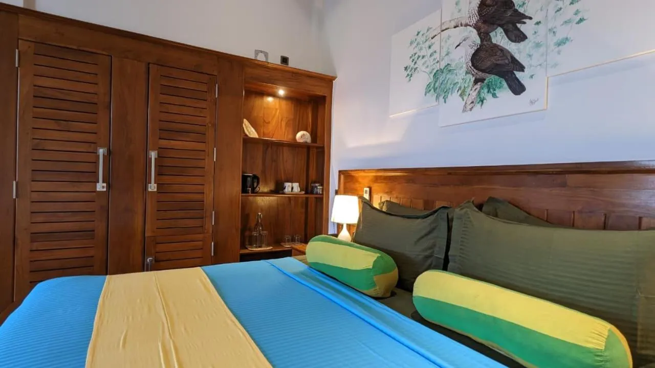 Bed in Lagoon gate Tangalle Resort