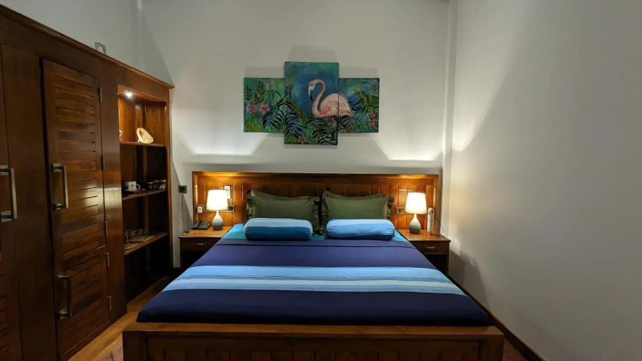 Bed in Lagoon gate Tangalle Resort