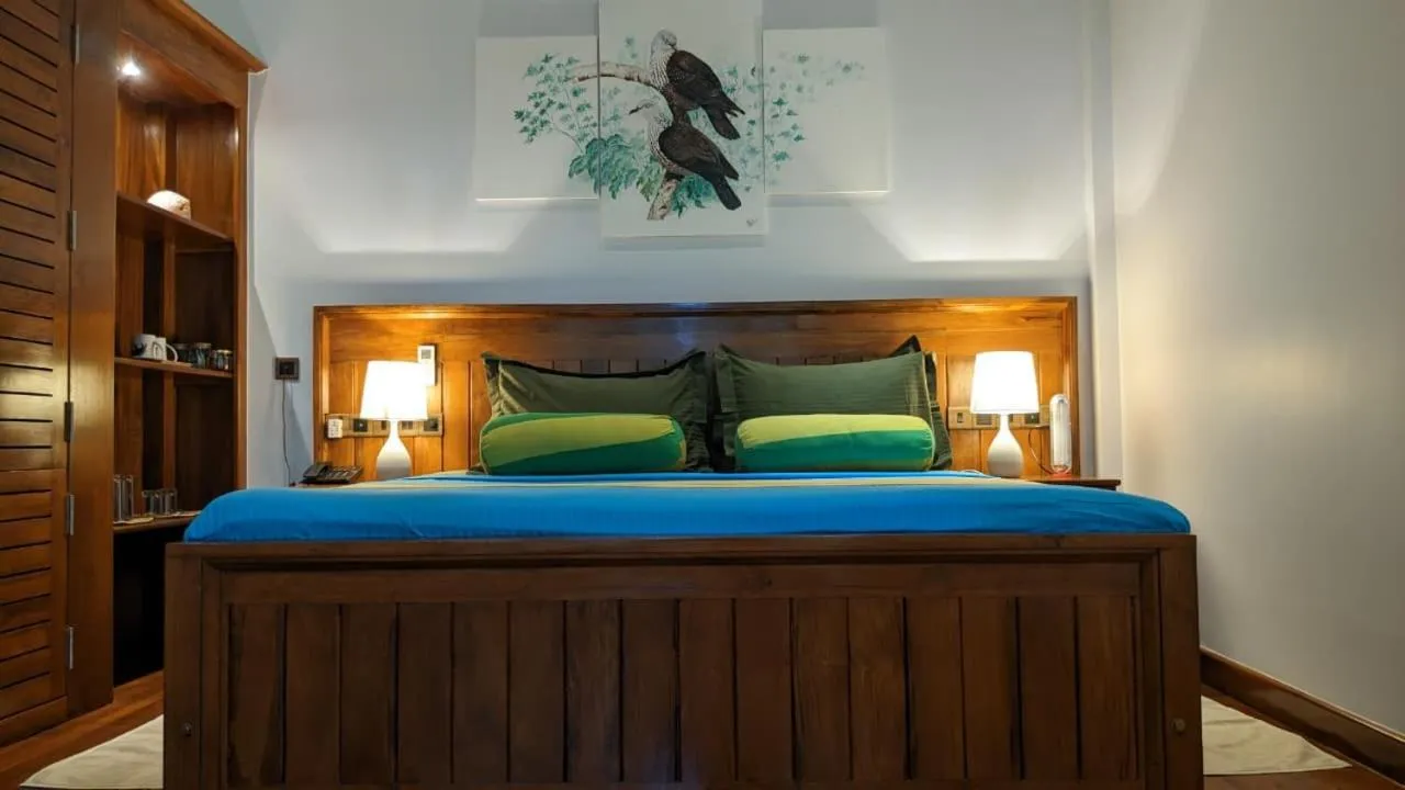 Bed in Lagoon gate Tangalle Resort