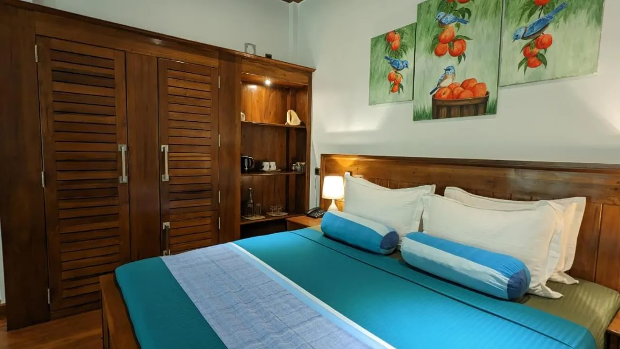 Bed in Lagoon gate Tangalle Resort