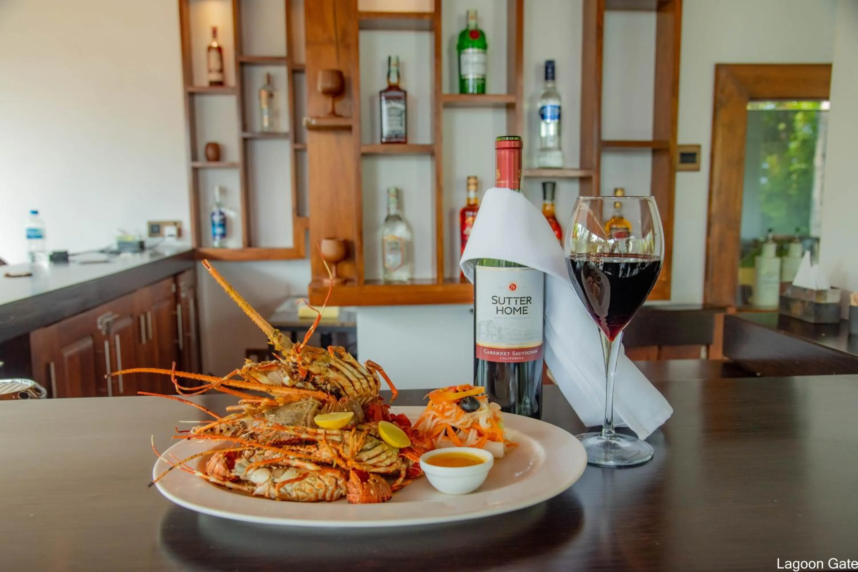 Food and drinks in Lagoon gate Tangalle Resort