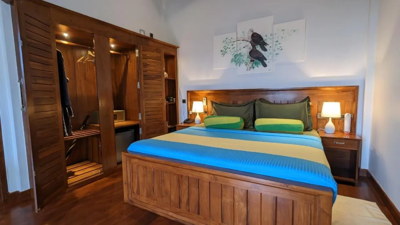 Bed in Lagoon gate Tangalle Resort