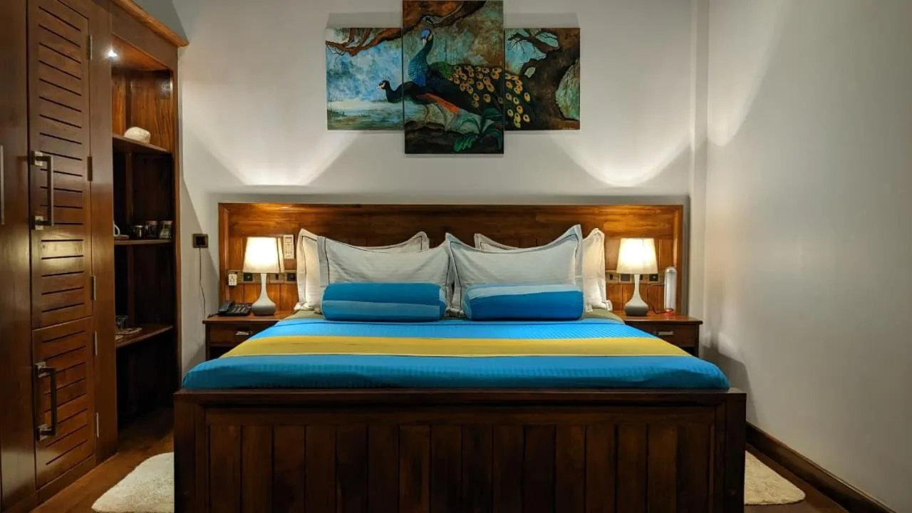 Bed in Lagoon gate Tangalle Resort