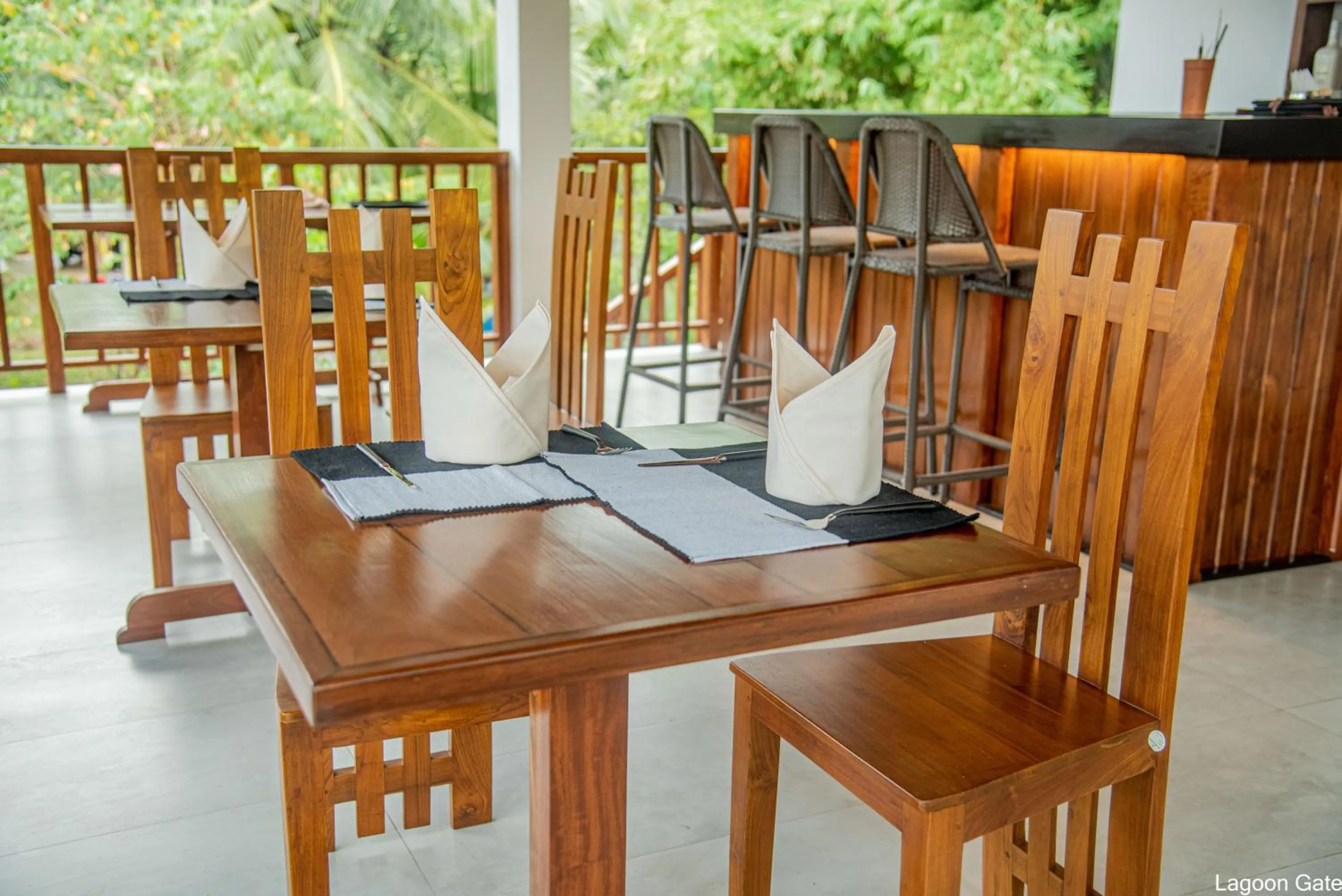 Dining area in Lagoon gate Tangalle Resort