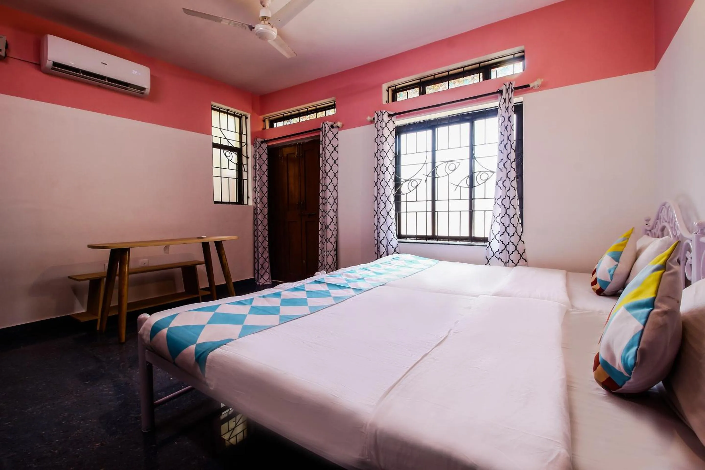 Bedroom in Hotel O Star Home Anjuna Near Anjuna Beach