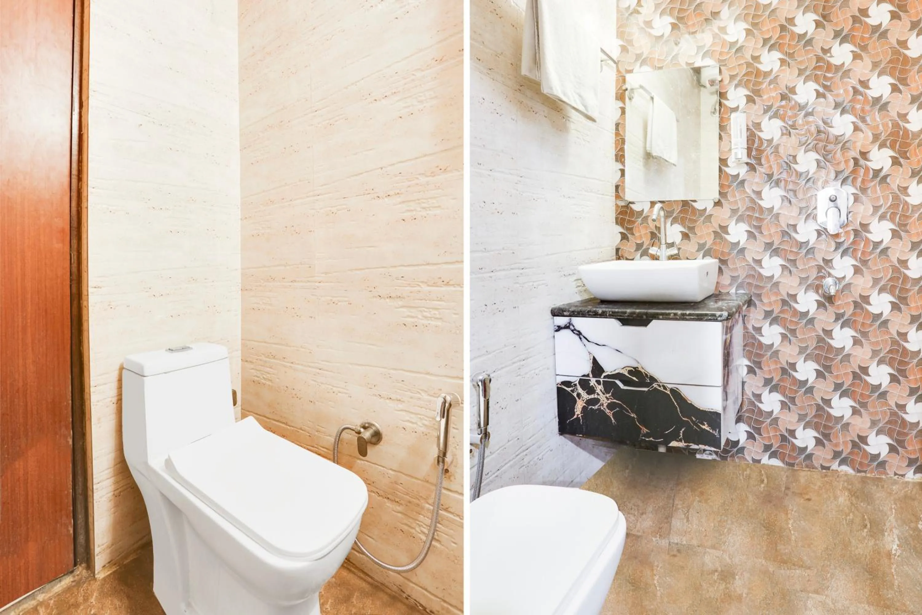 Bathroom in Collection O Golden Key Near TDI Mall