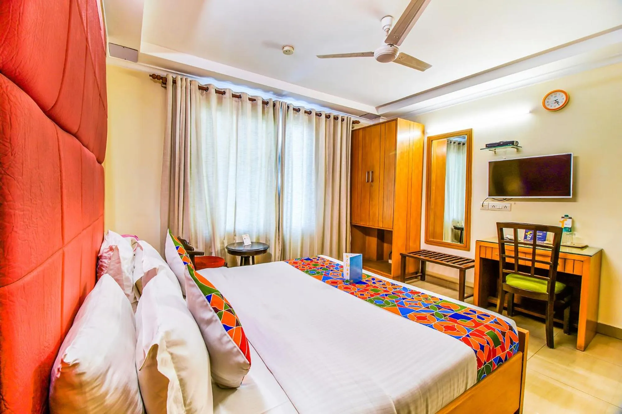 Bed in FabHotel Signature Plaza