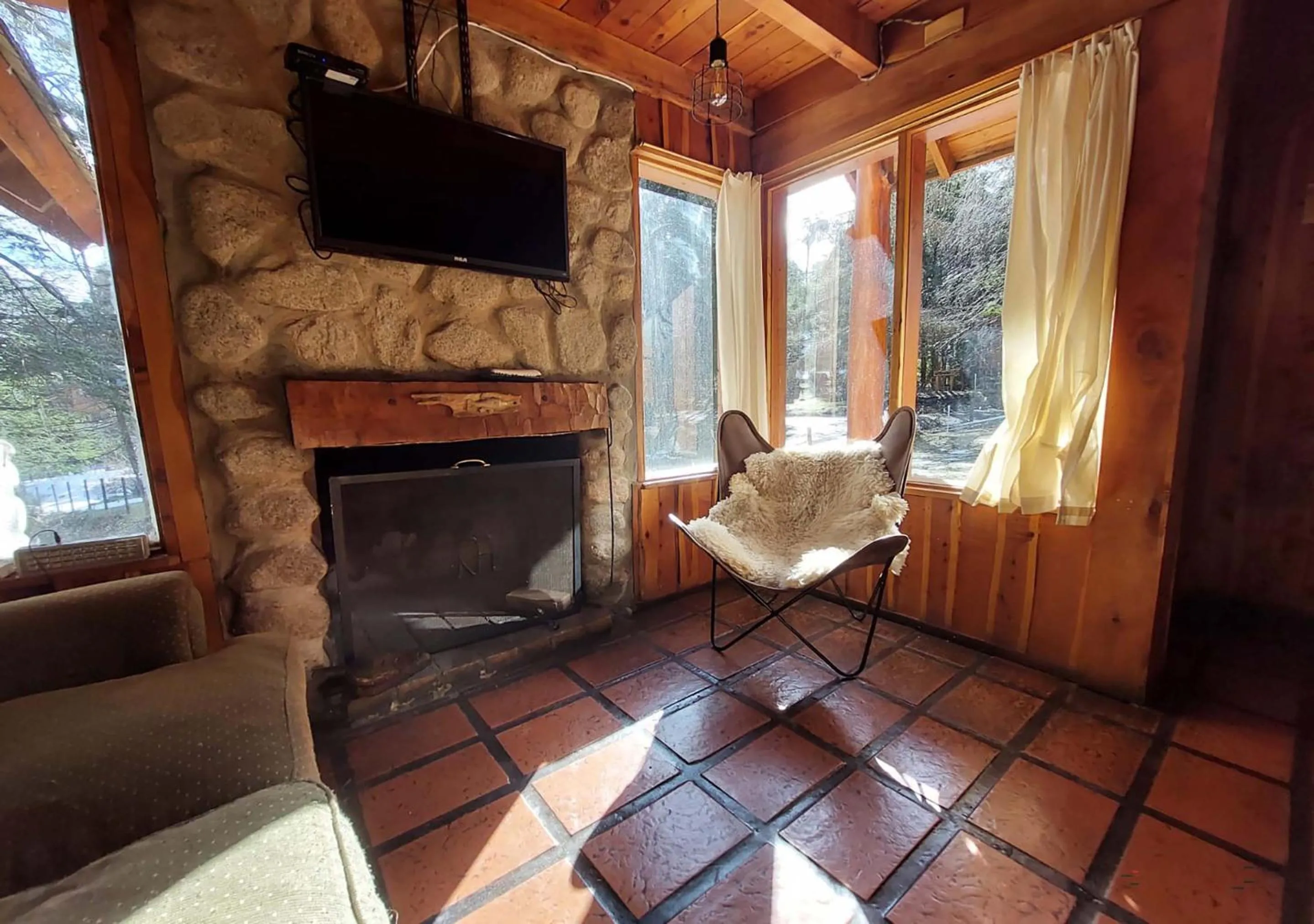 fireplace in Ruma Andina by DOT Cabana