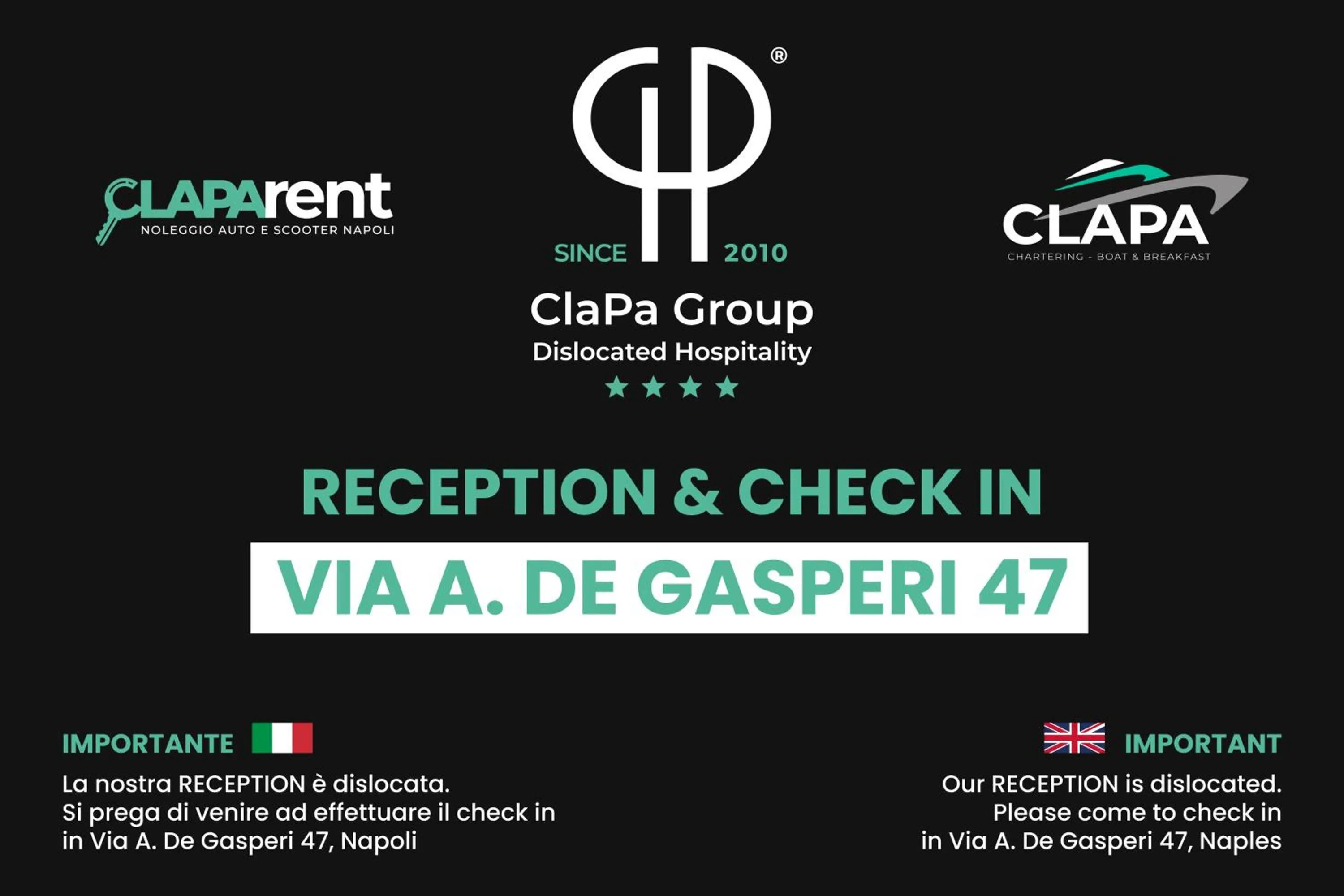 Logo/Certificate/Sign in Royal H Umberto I, Napoli Centro, by ClaPa Group