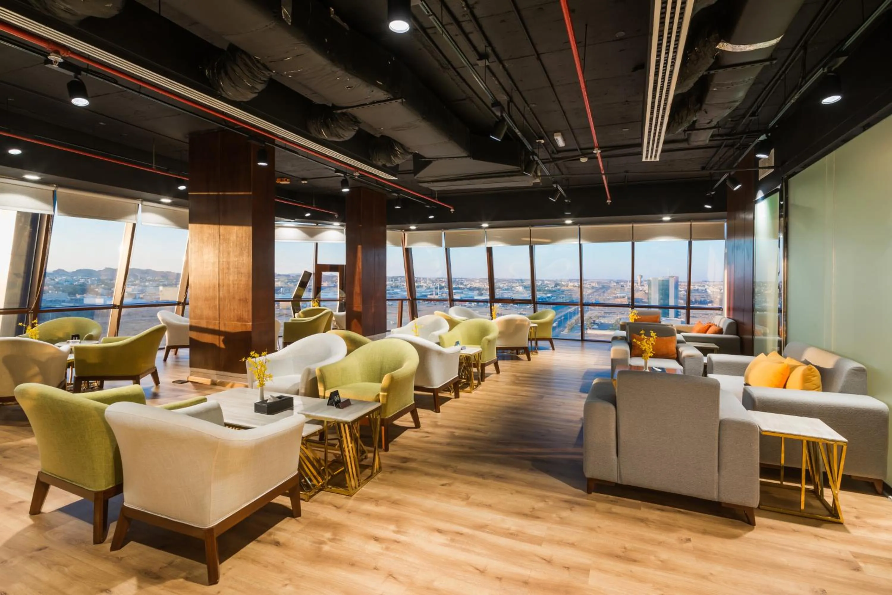 Seating area in Tulip Plaza Hotel