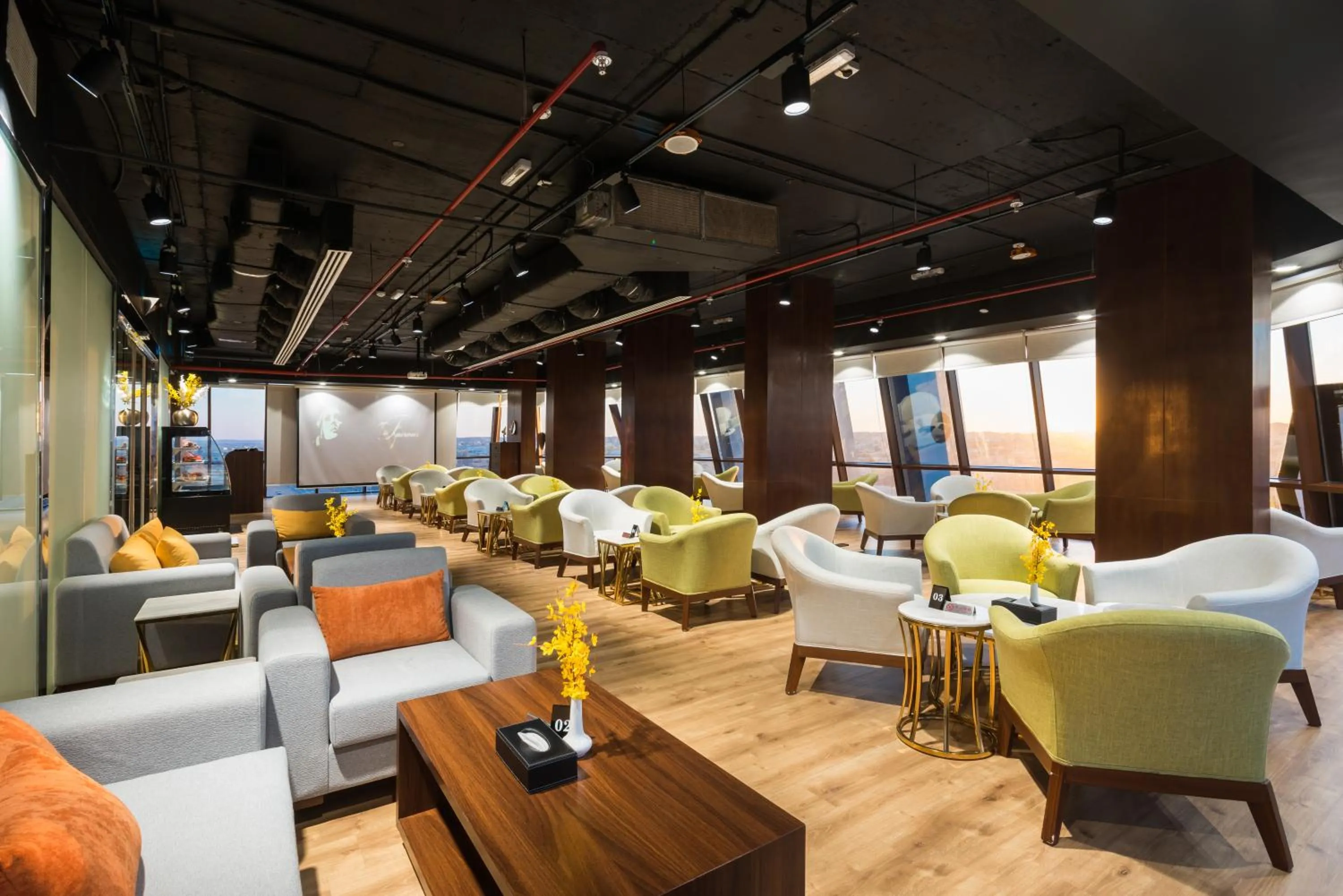 Seating area in Tulip Plaza Hotel