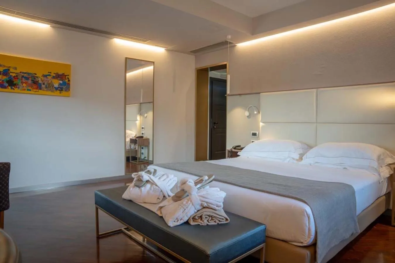 Bed in Le Cappuccinelle Suites&SPA