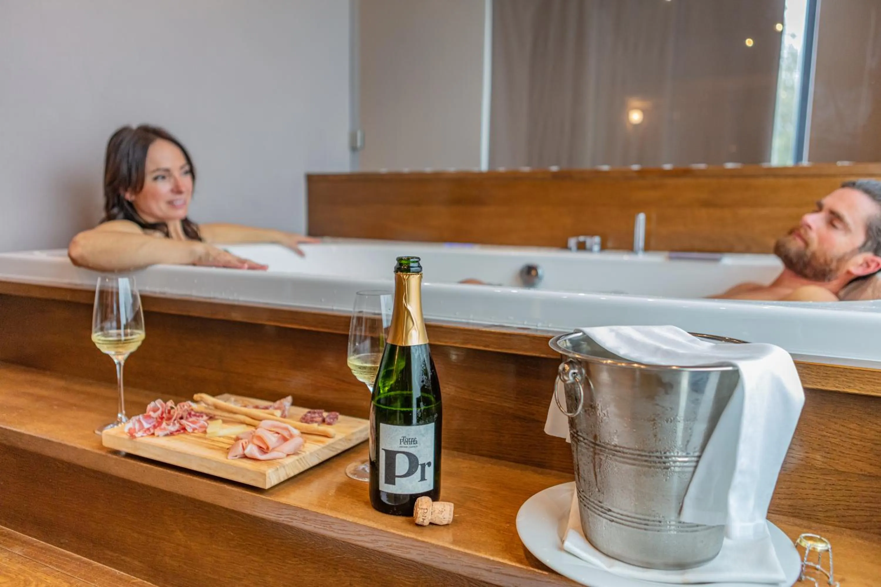Hot Tub in Le Cappuccinelle Suites&SPA
