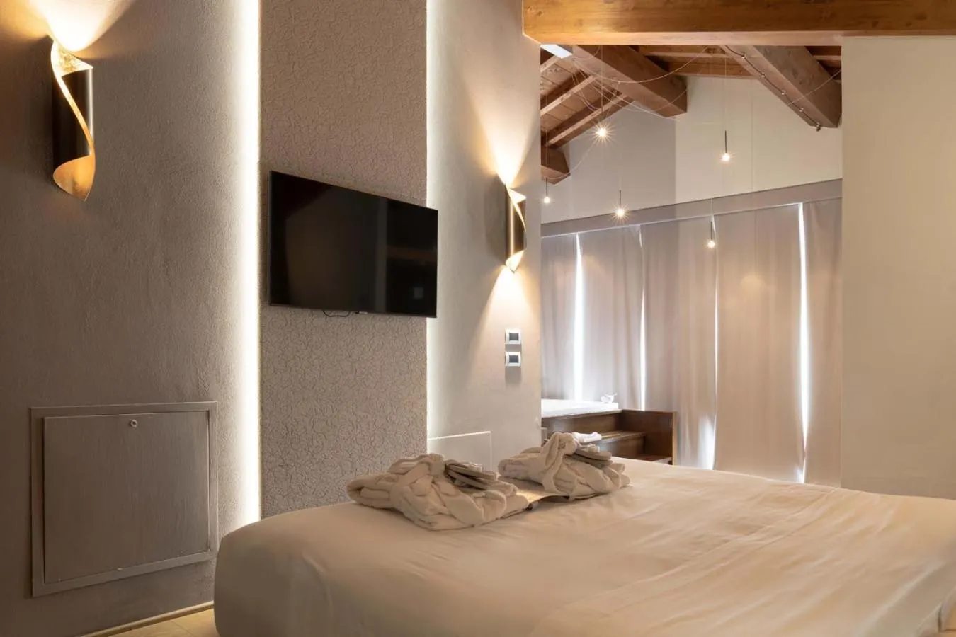 Bedroom, Bed in Le Cappuccinelle Suites&SPA