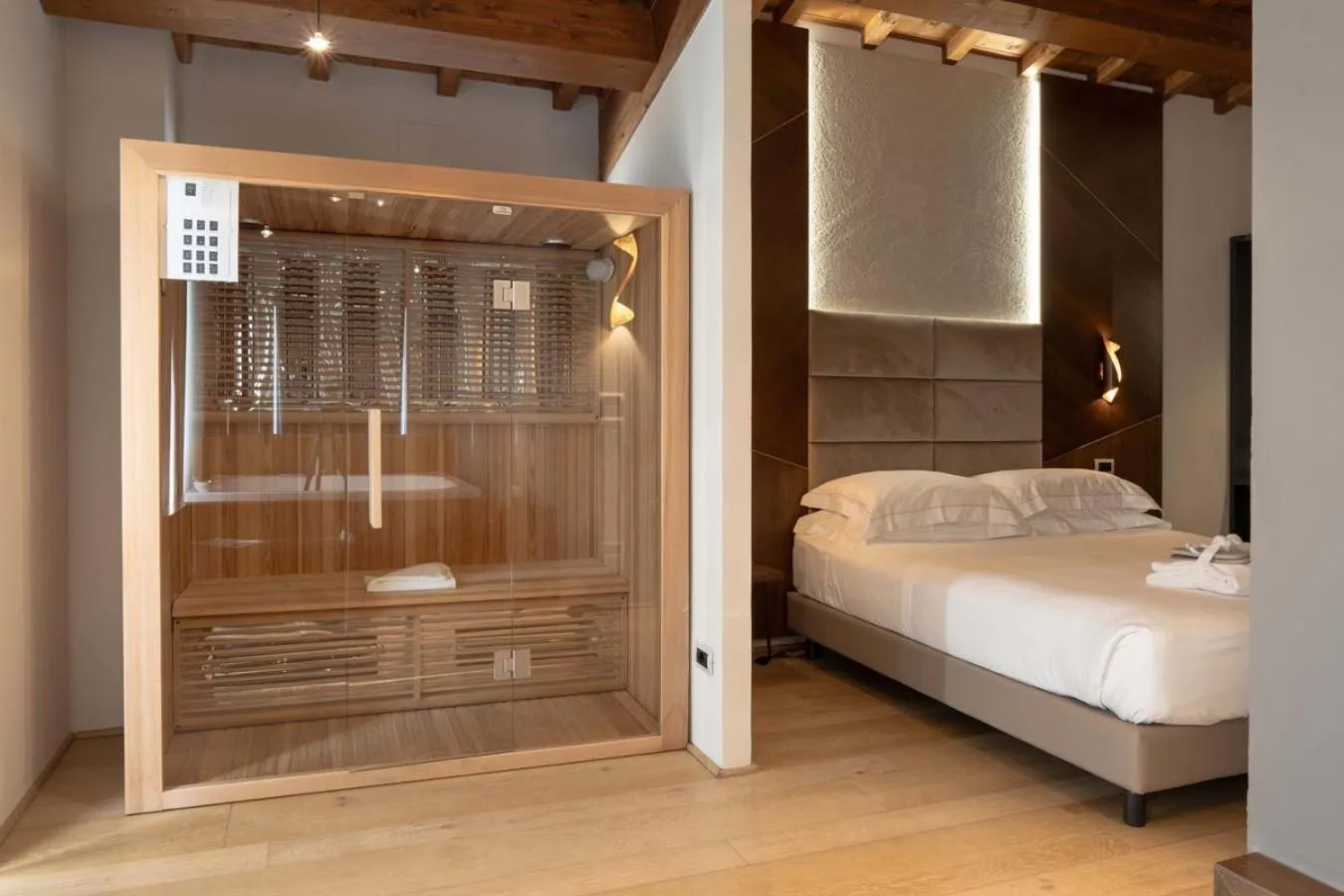 Bed in Le Cappuccinelle Suites&SPA