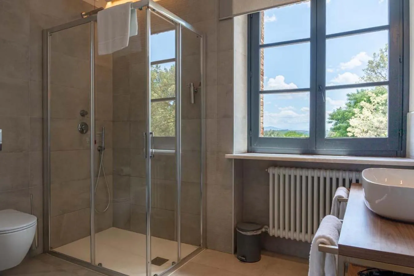 Shower in Le Cappuccinelle Suites&SPA