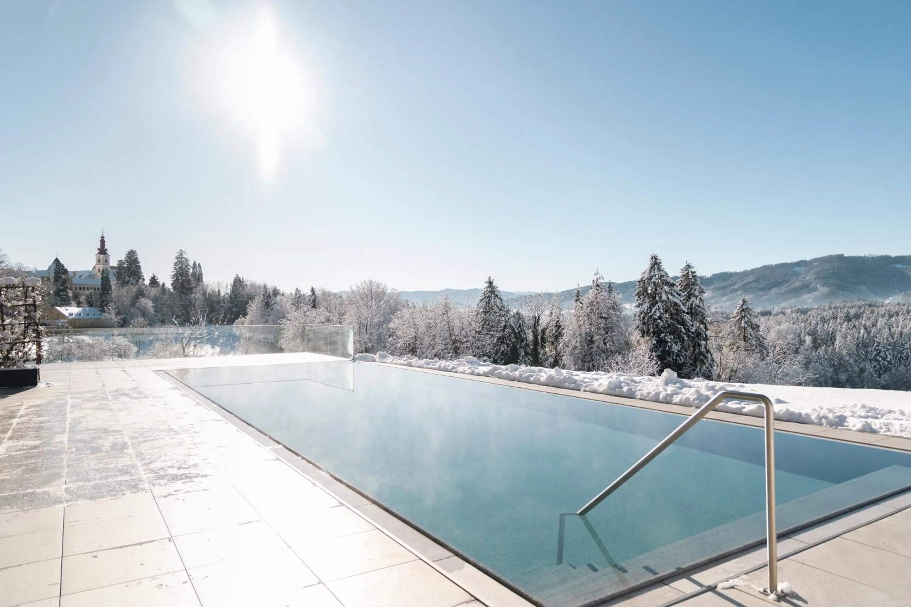 Swimming pool in Boutiquehotel DAS ZEITWERT