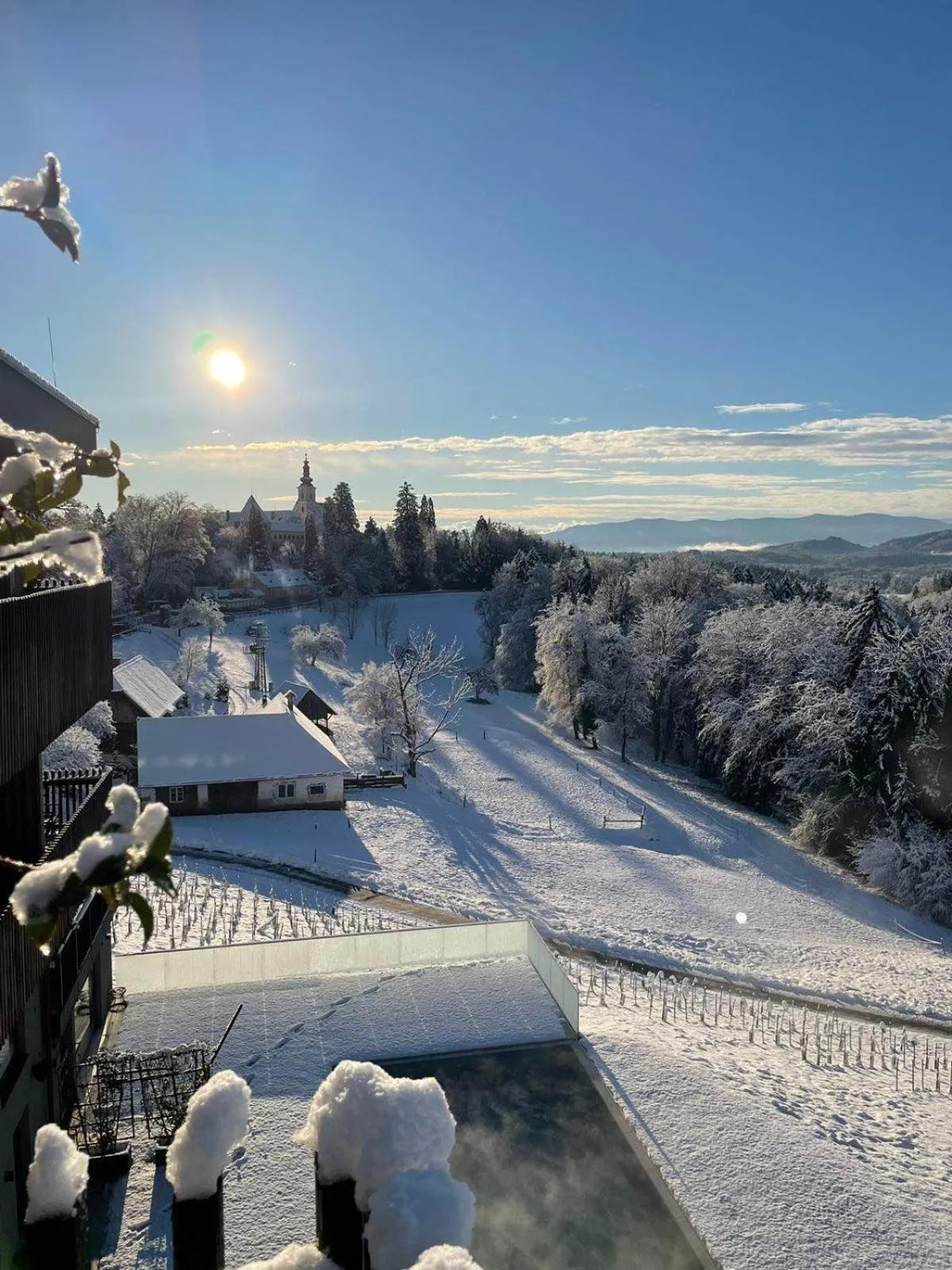 View (from property/room) in Boutiquehotel DAS ZEITWERT