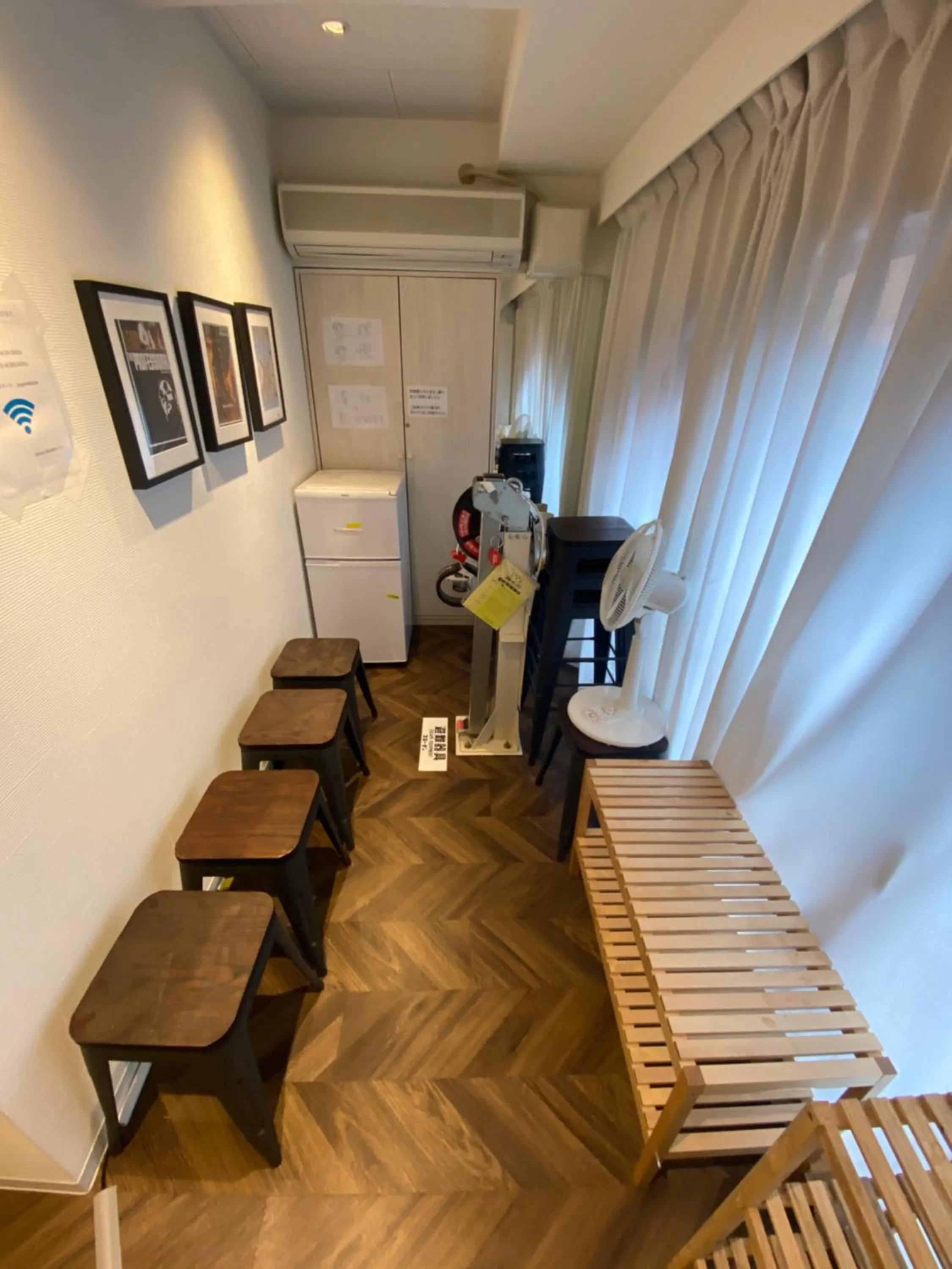 Living room in 54Journey 東京赤坂ホステル