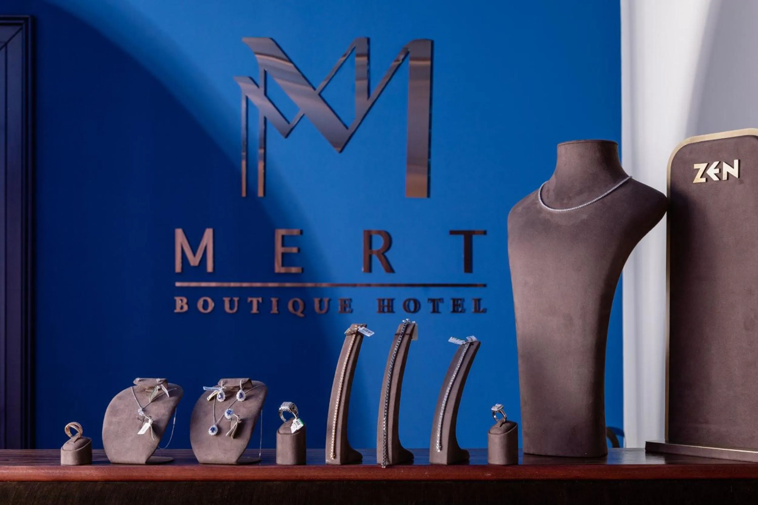 Property logo or sign in Mert Boutique Hotel