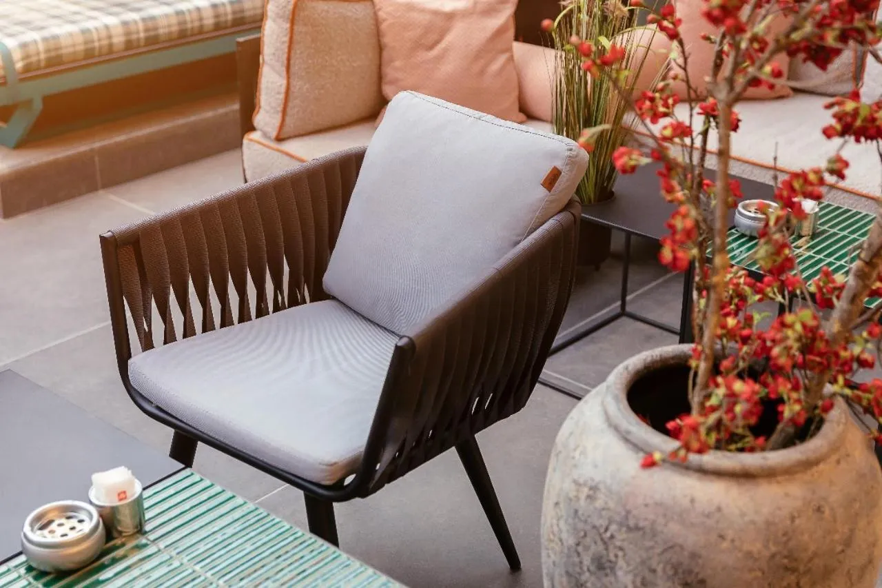Seating area in Mert Boutique Hotel
