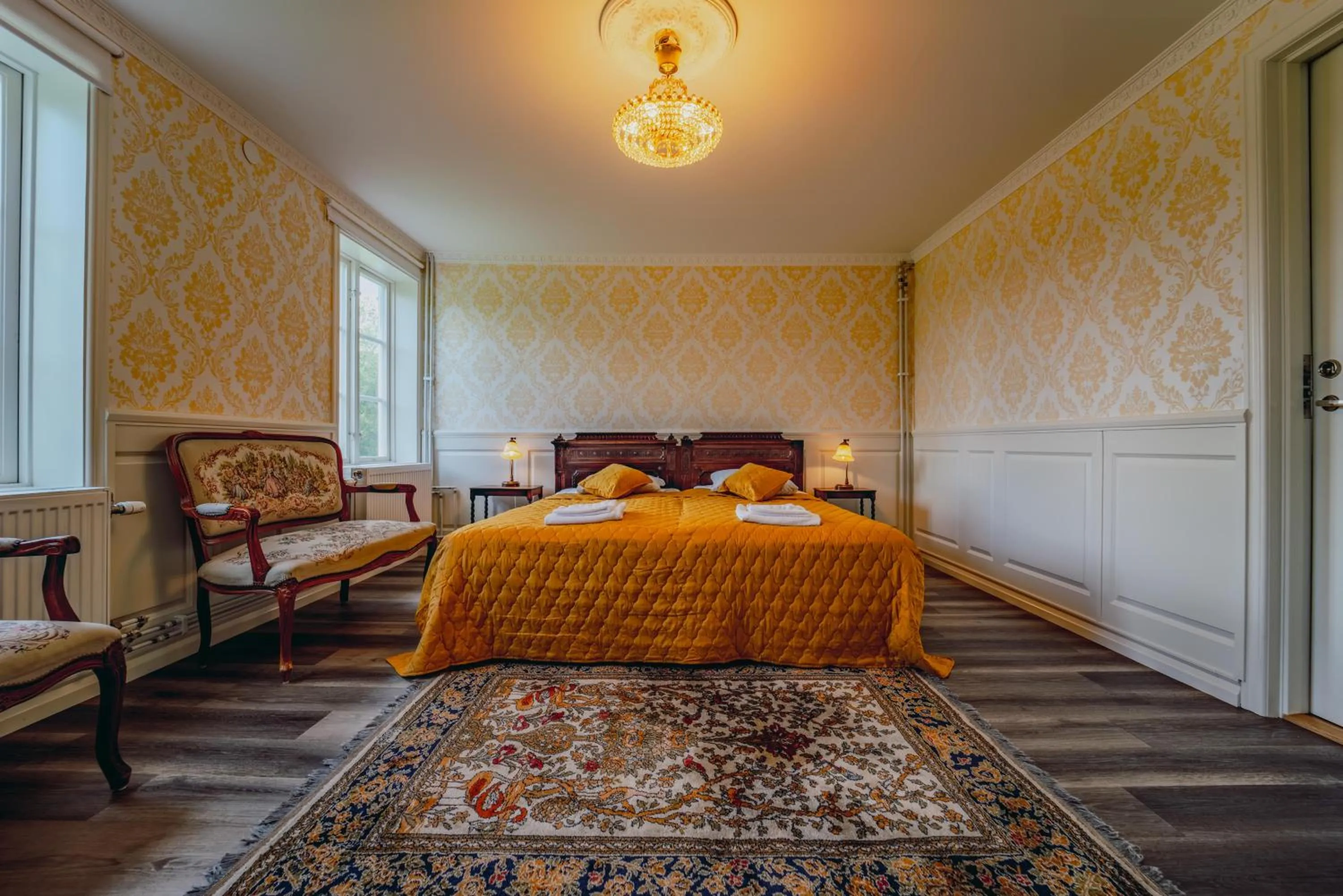 Bed in Svaneholm Hotel