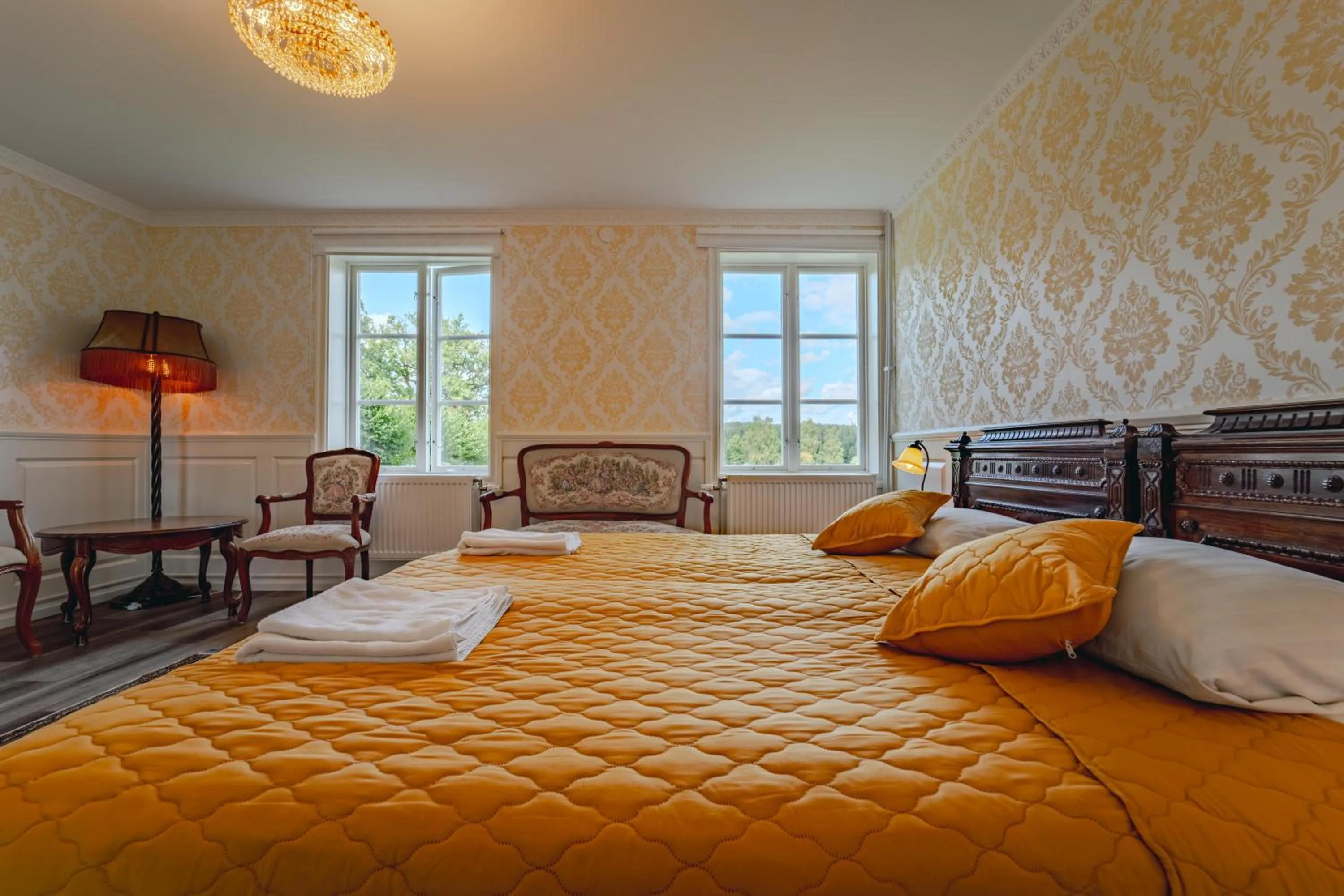 Bed in Svaneholm Hotel