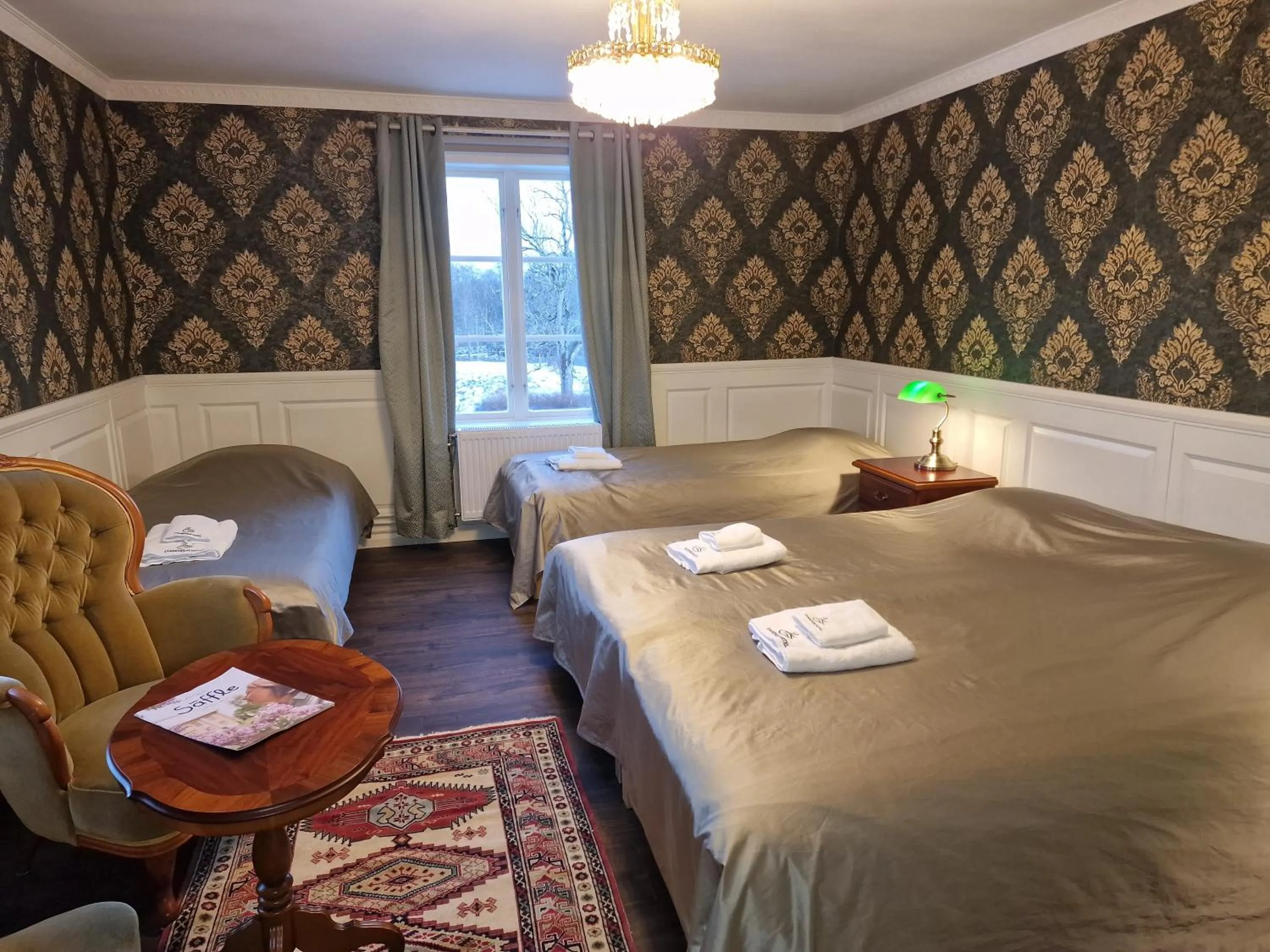 Bed in Svaneholm Hotel