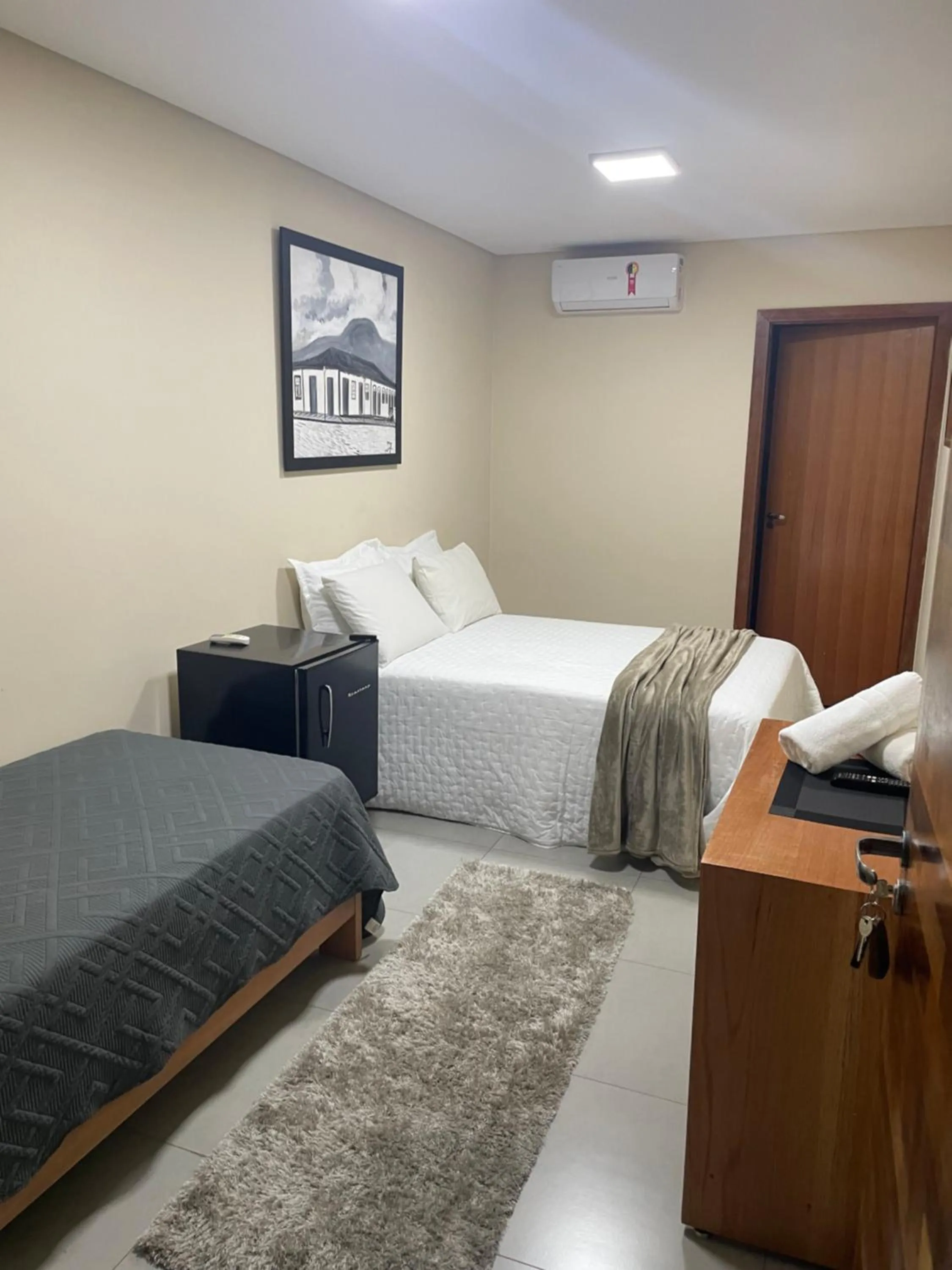 TV and multimedia, Bed in Hotel Santa Maria