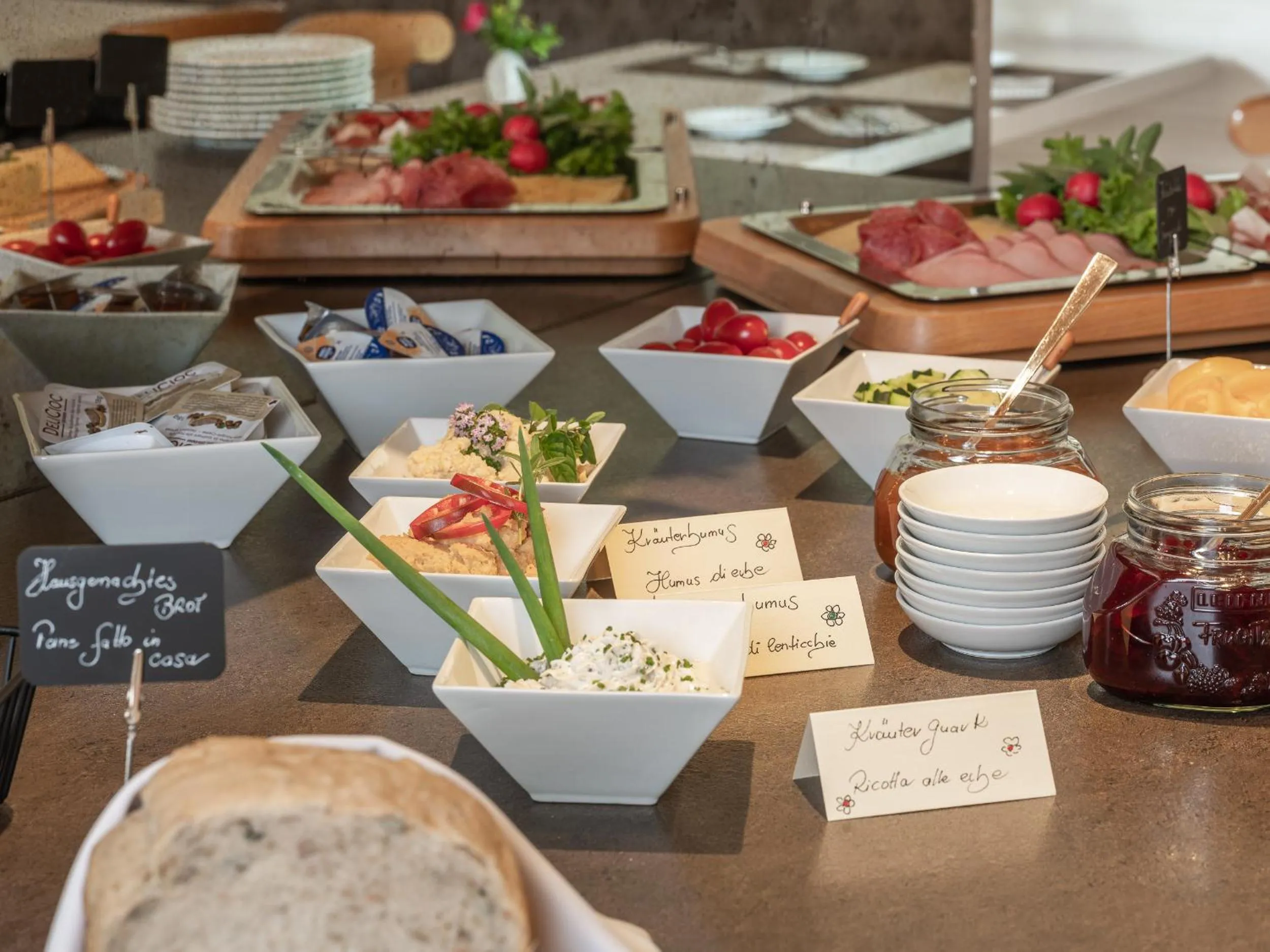 Buffet breakfast in Hotel B&B Martha