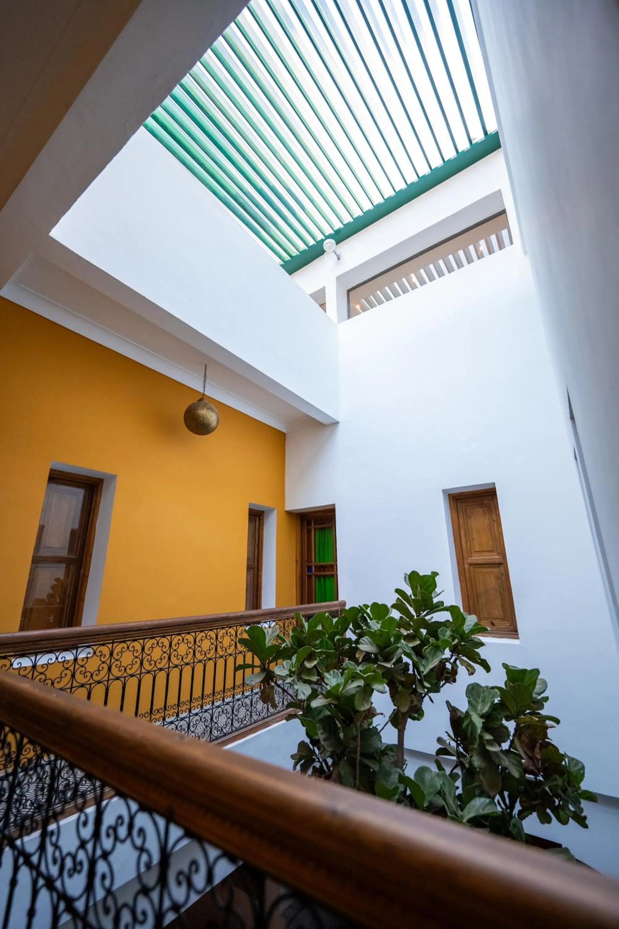 Patio in Riad Les Yeux Bleus