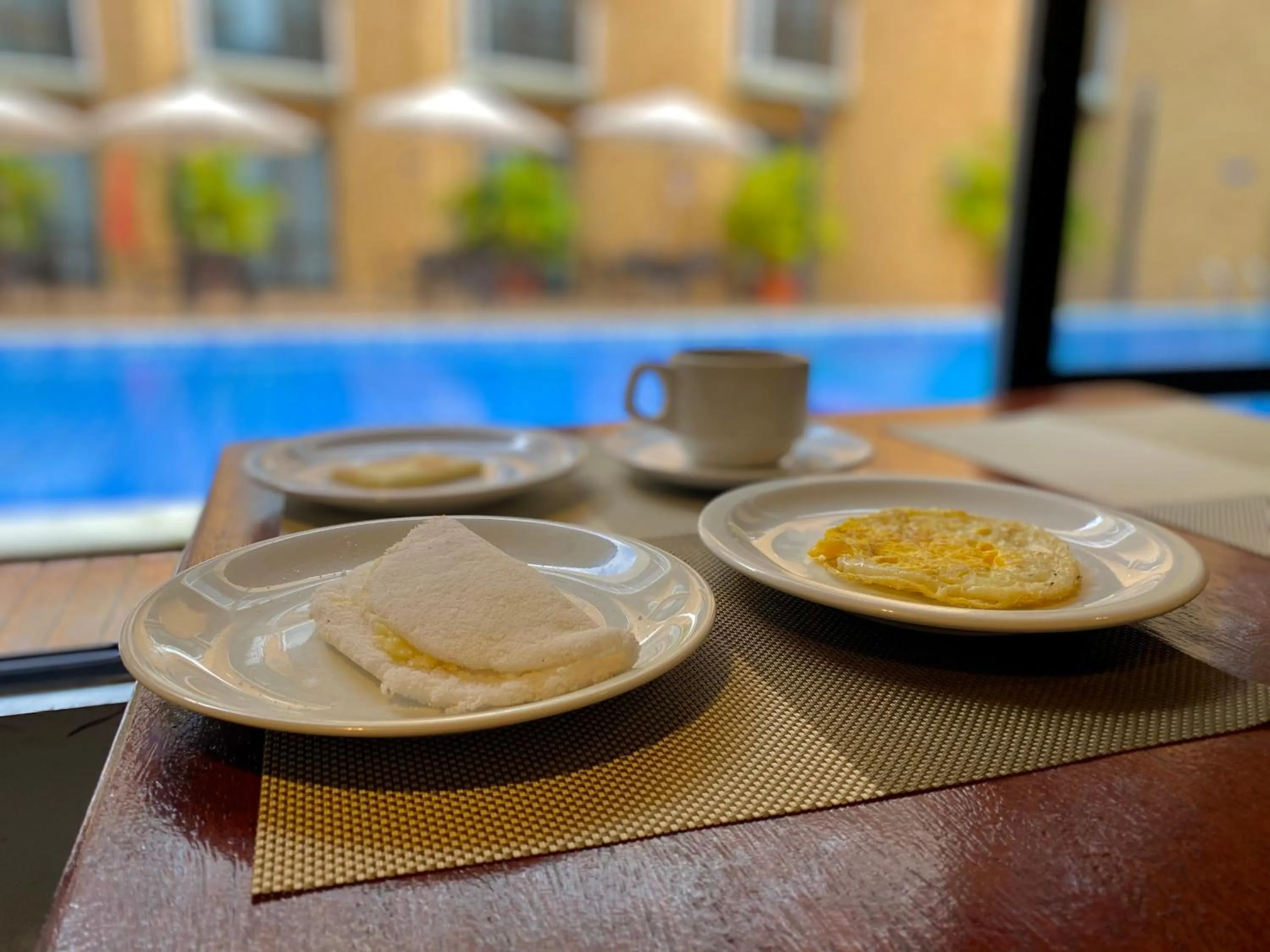 Continental breakfast in Bessa Beach Hotel