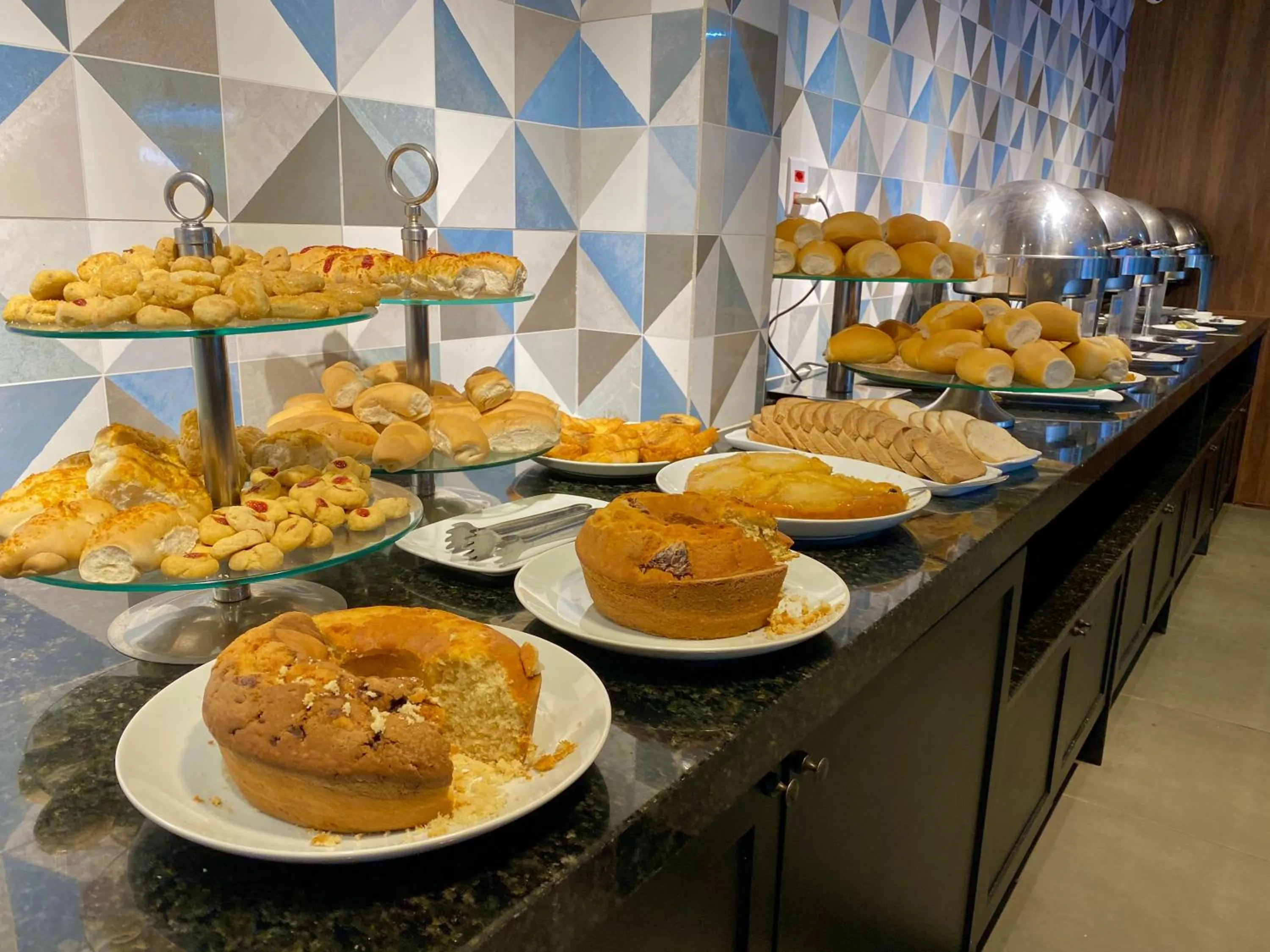 Buffet breakfast in Bessa Beach Hotel