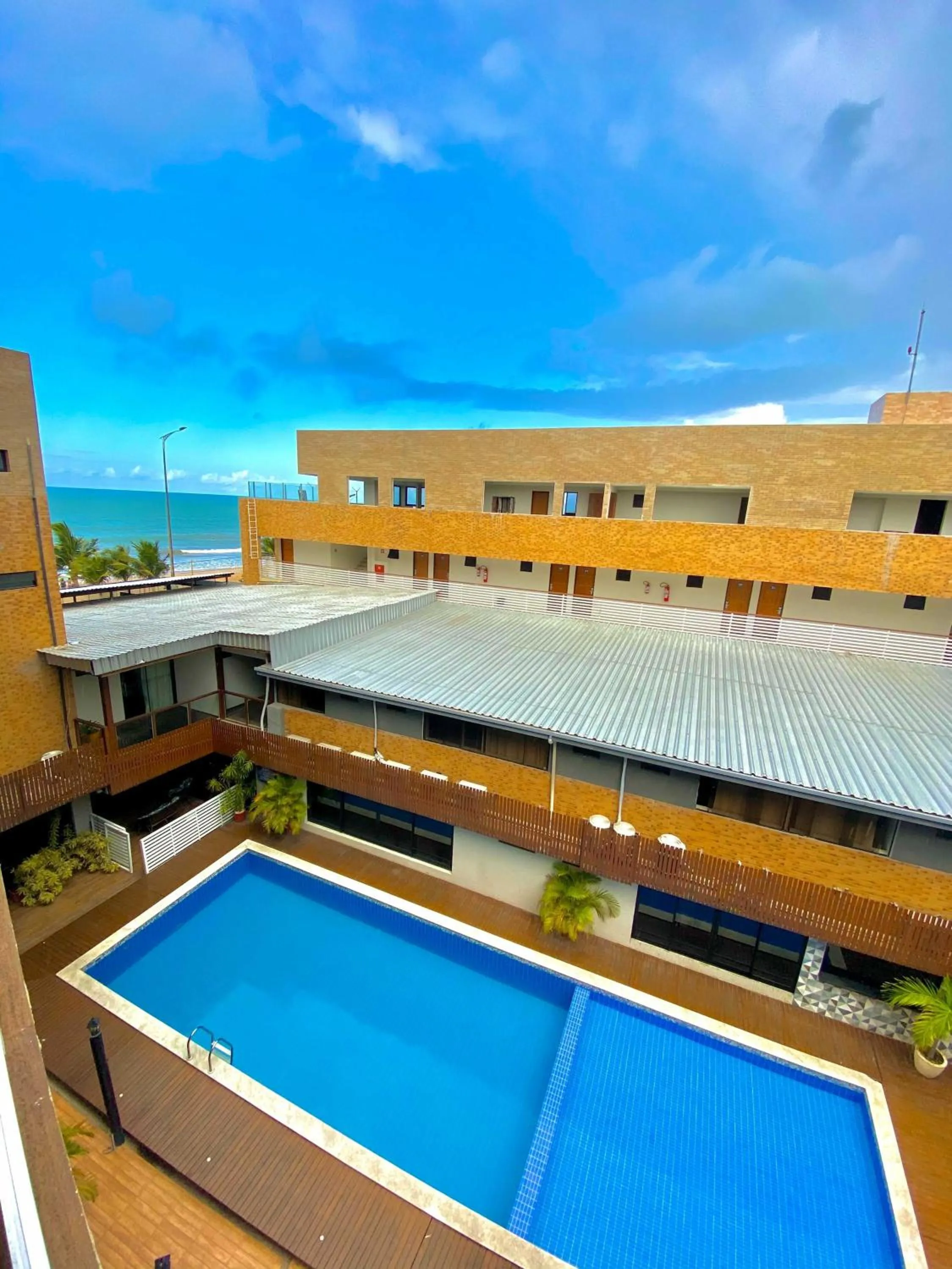 Pool view in Bessa Beach Hotel