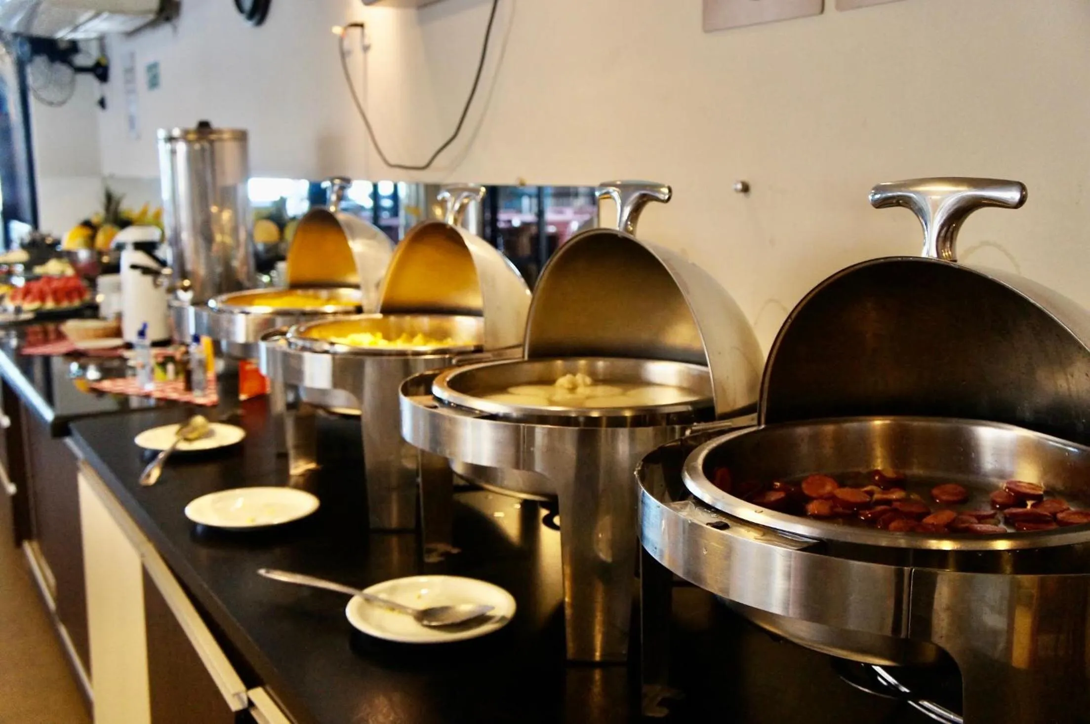 Buffet breakfast in Bessa Beach Hotel