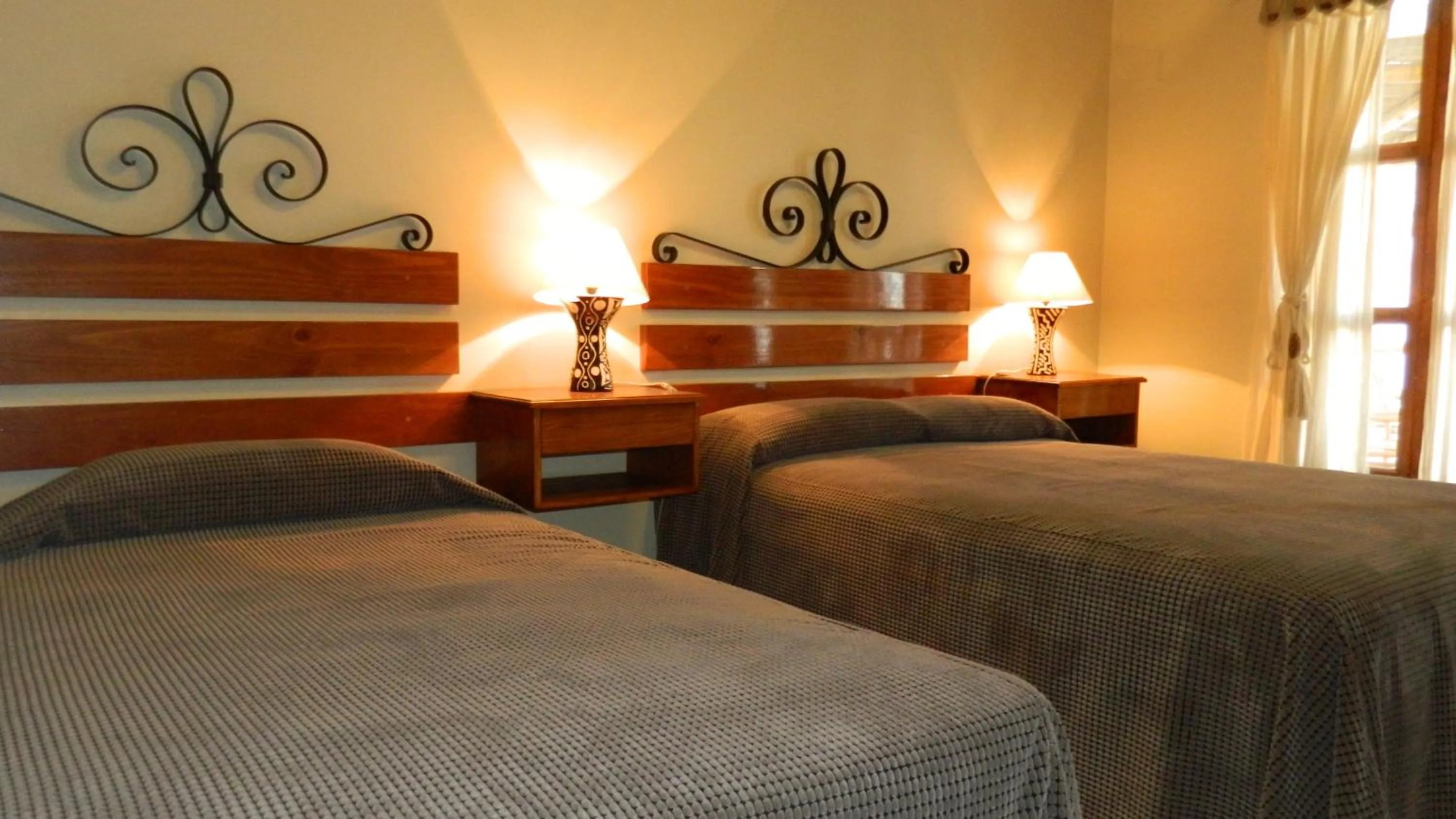 Bed in Hosteria Suiza