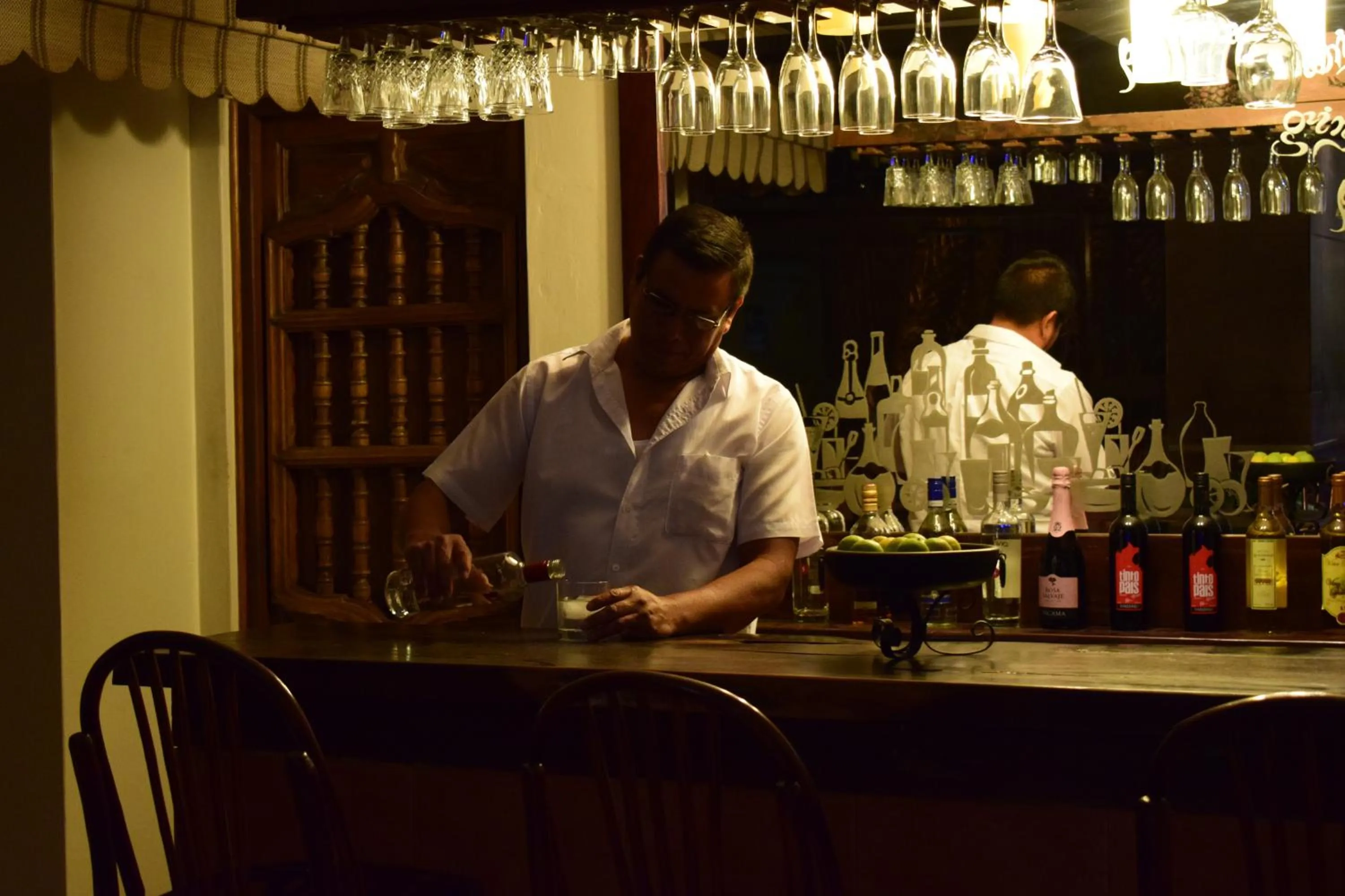 Lounge or bar in Hosteria Suiza