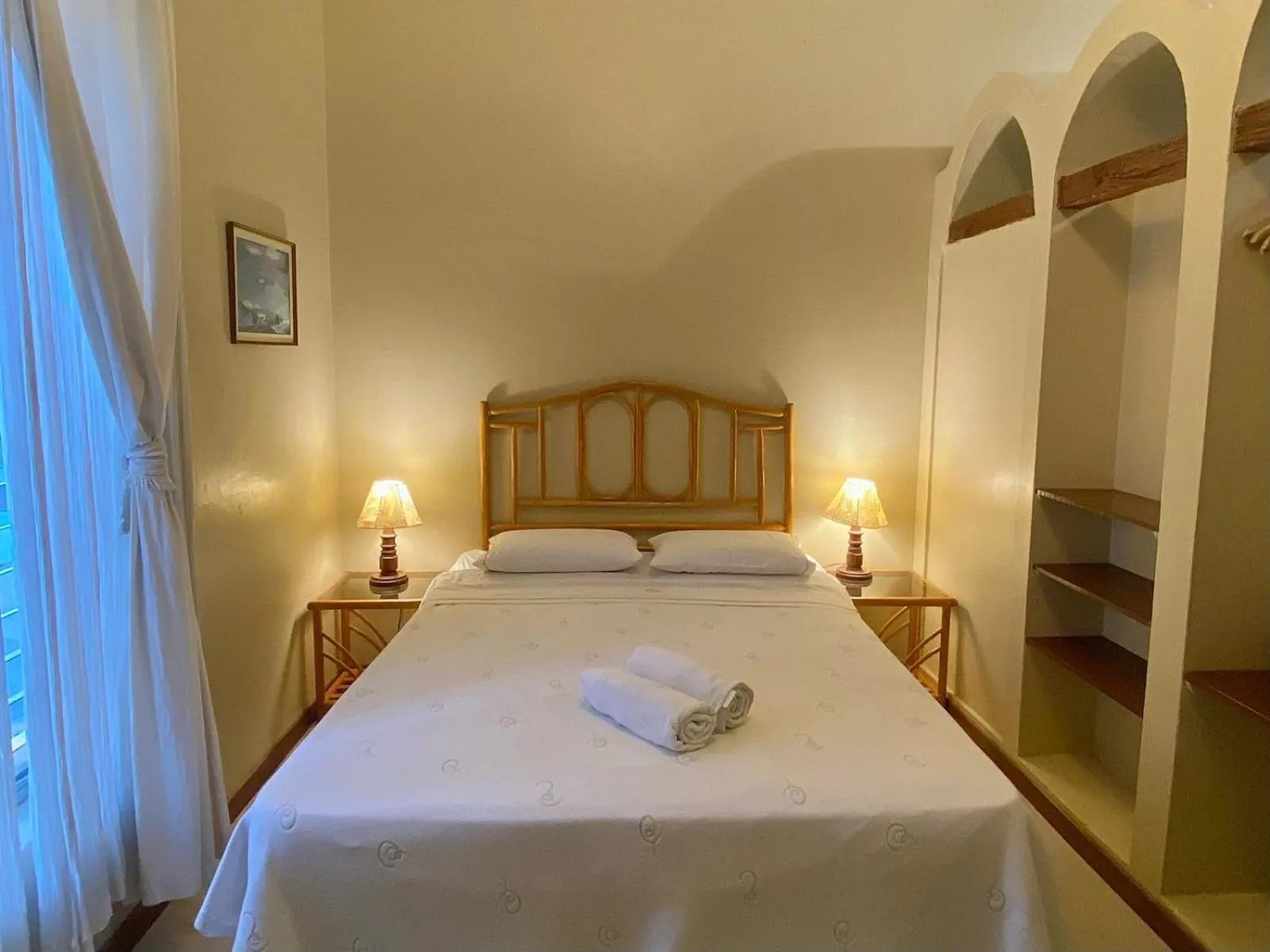 Bed in Hosteria Suiza