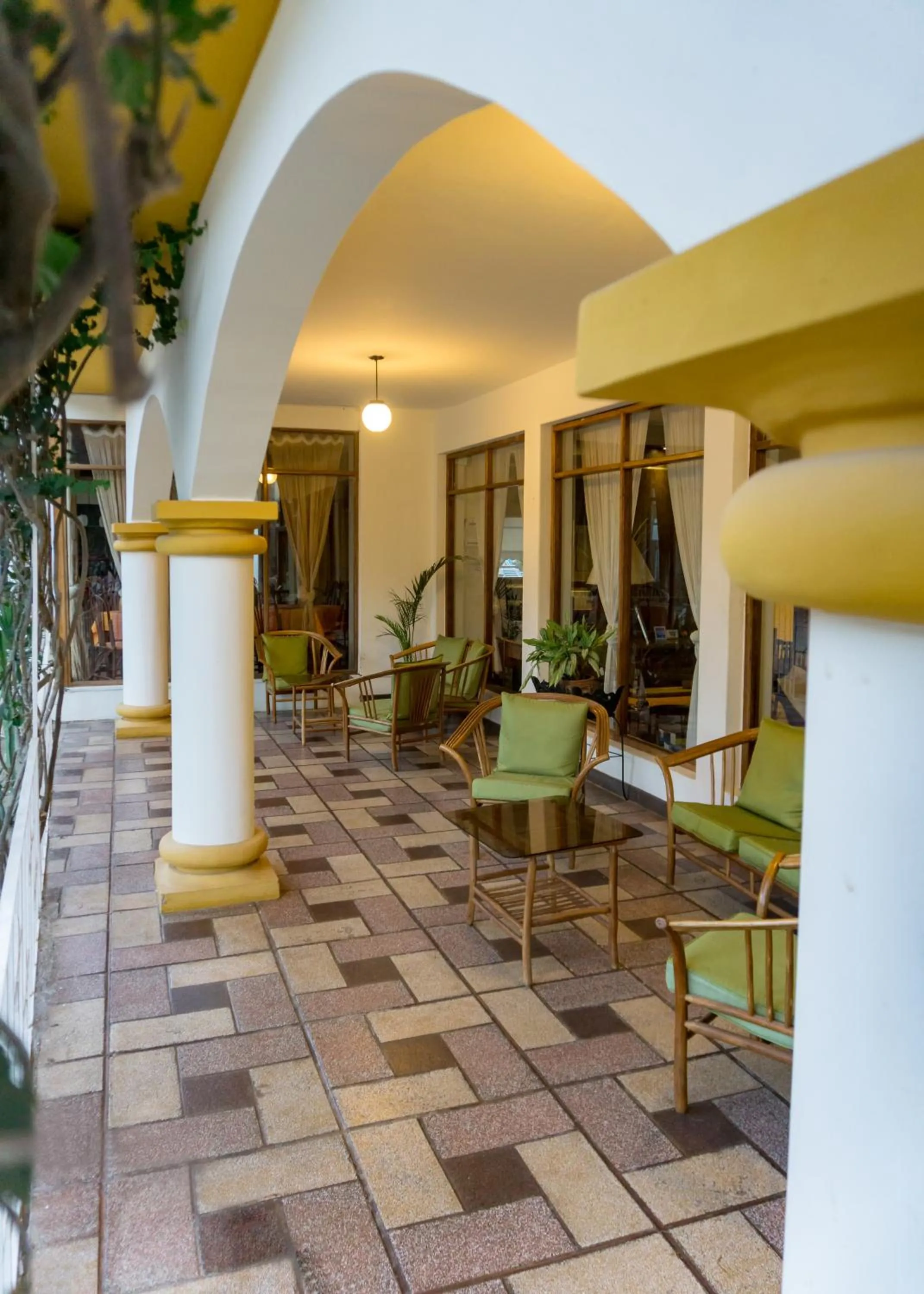Balcony/Terrace in Hosteria Suiza