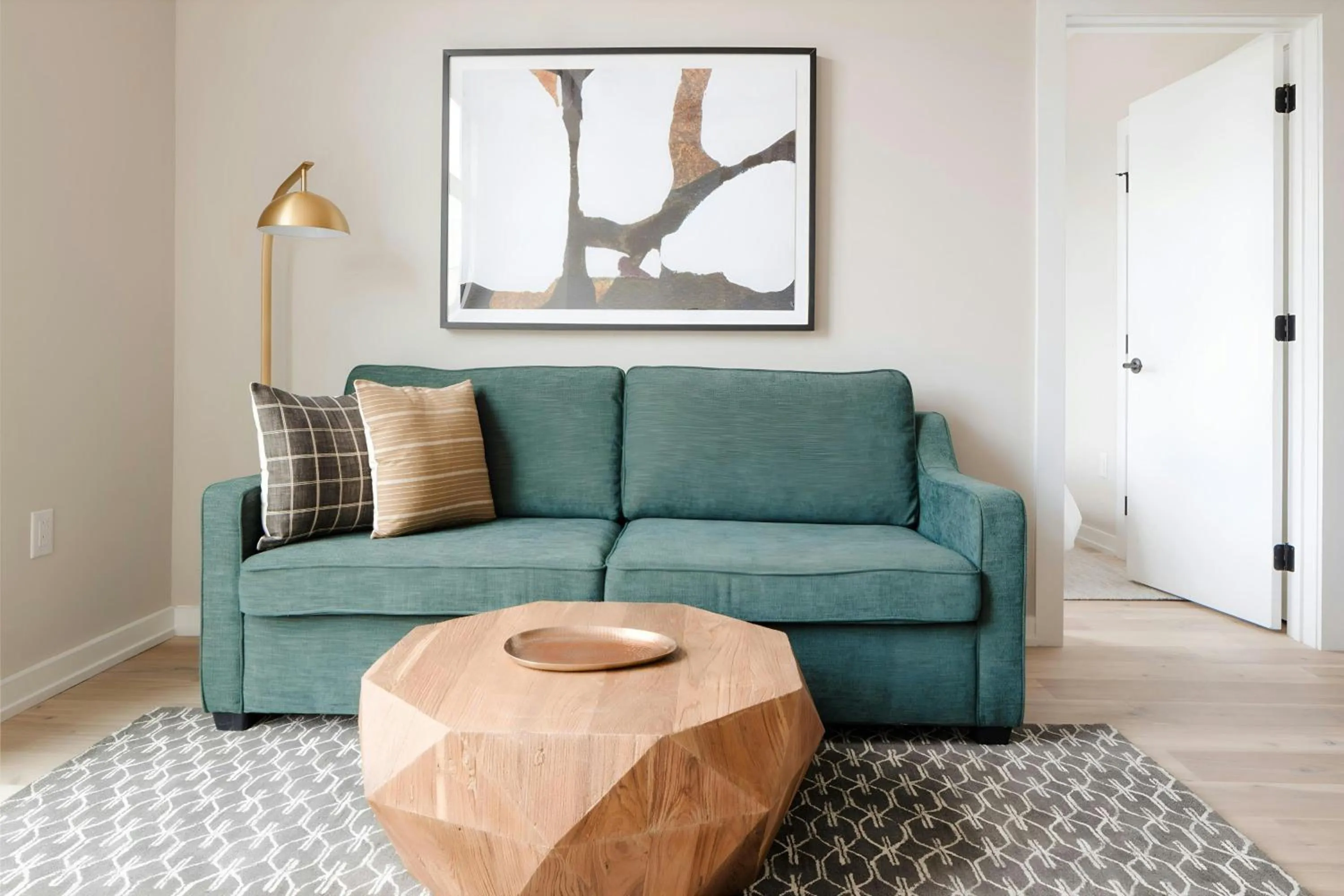 Living room in Sonder by Marriott Bonvoy The Edison Apartments Old City