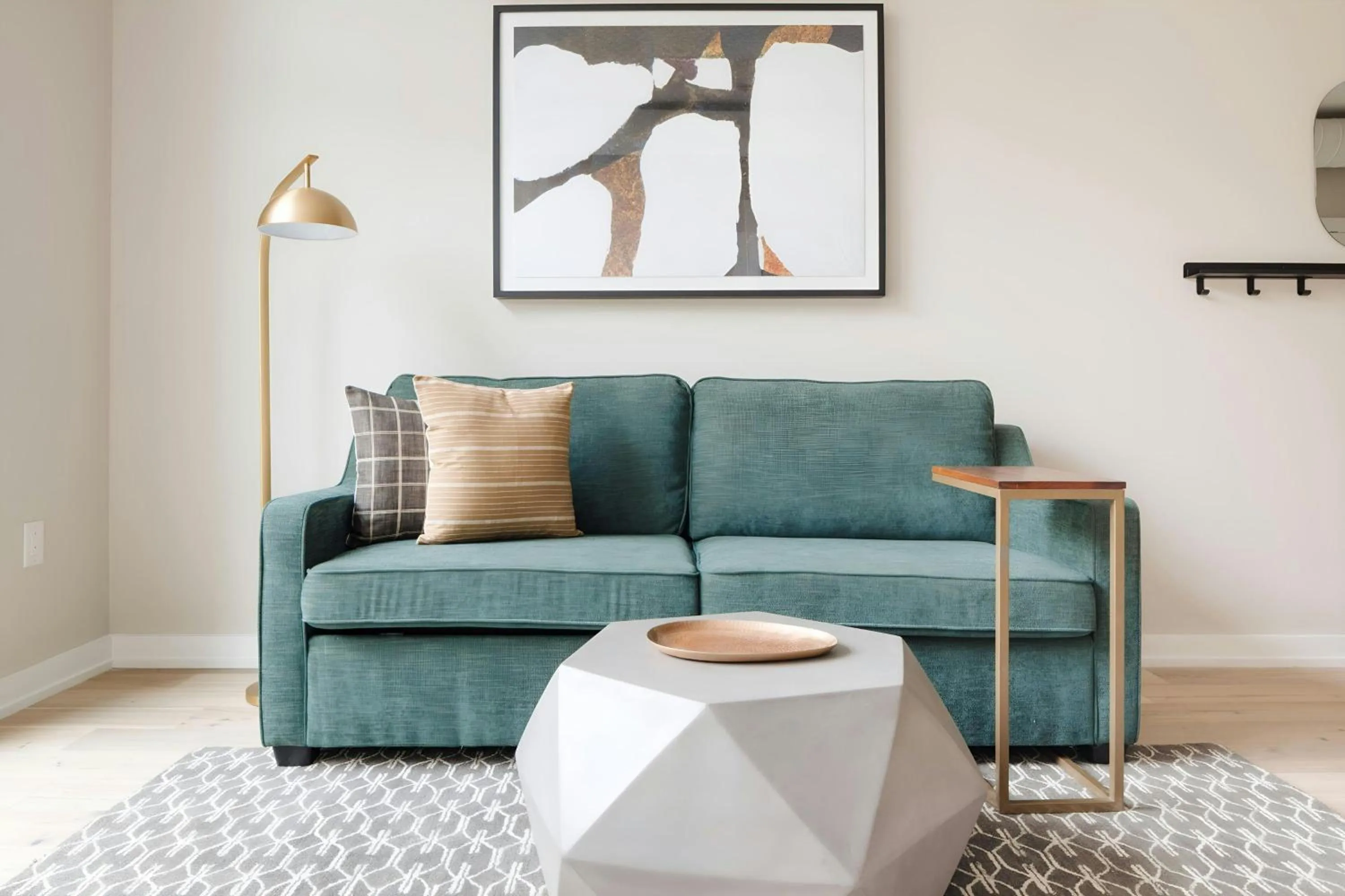 Living room in Sonder by Marriott Bonvoy The Edison Apartments Old City