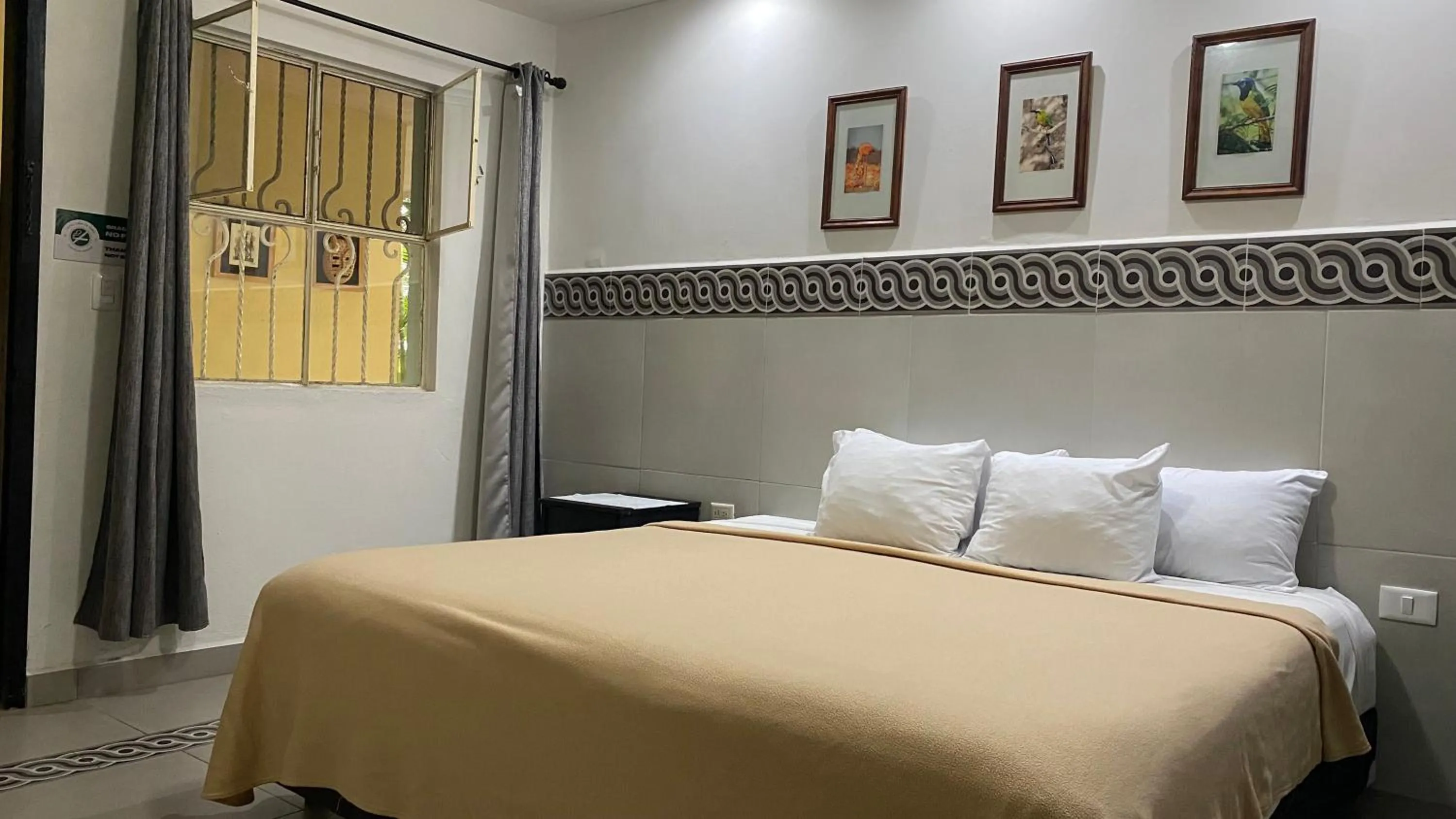 Bed in Hotel Santa Ana